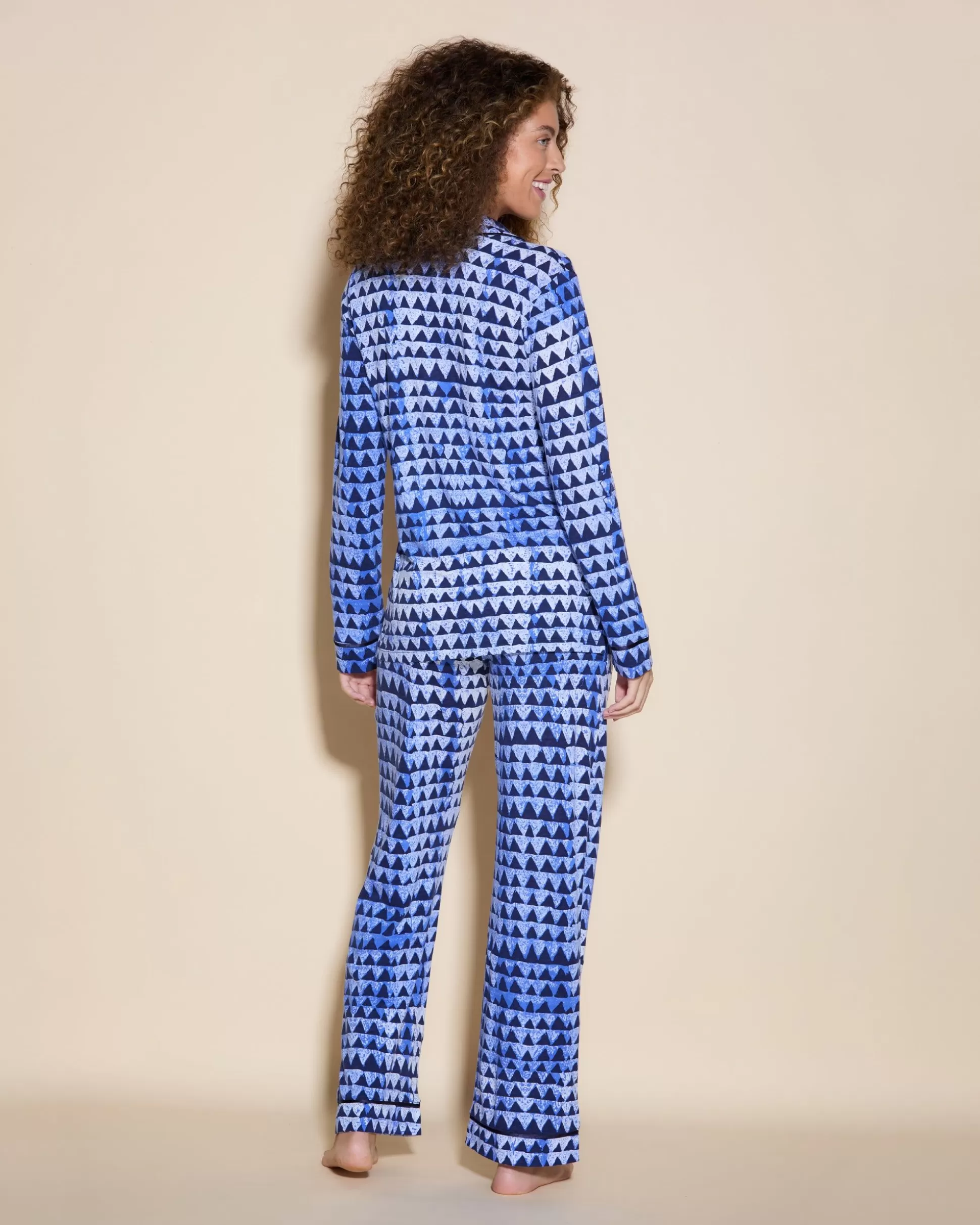 Cosabella Sleep & Loungewear | 3 Pockets Long Sleeve Top & Pant Pajama Set