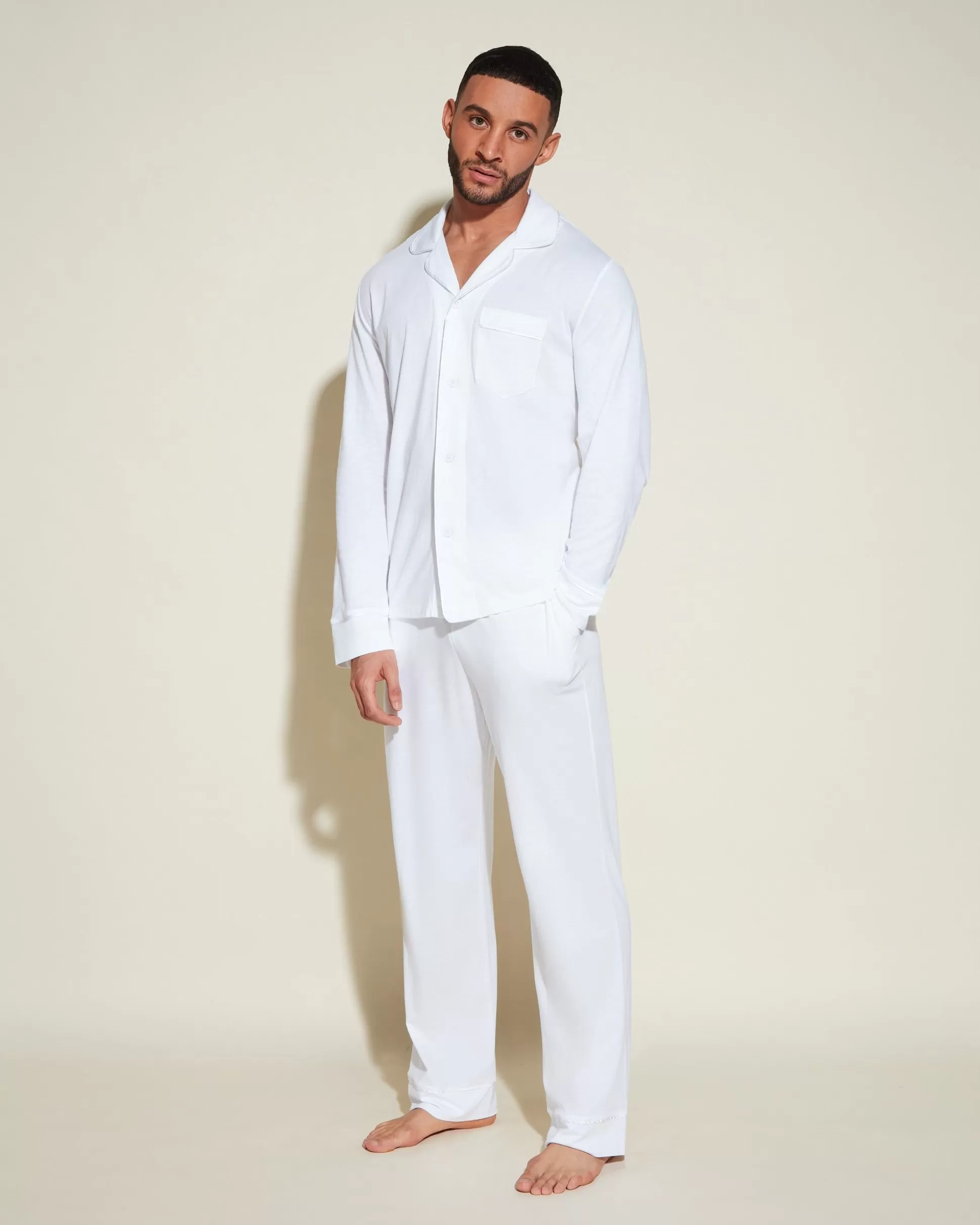 Cosabella Men'S Pj Sets | Conjunto De Pijama Para Hombre Clasico Con Camisa De Manga Larga Y Pantalones