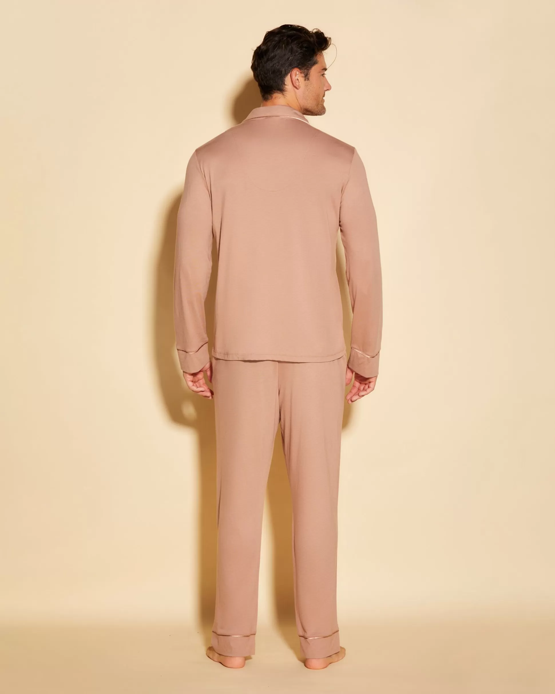 Cosabella Men'S Pj Sets | Conjunto De Pijama Para Hombre Clasico Con Camisa De Manga Larga Y Pantalones