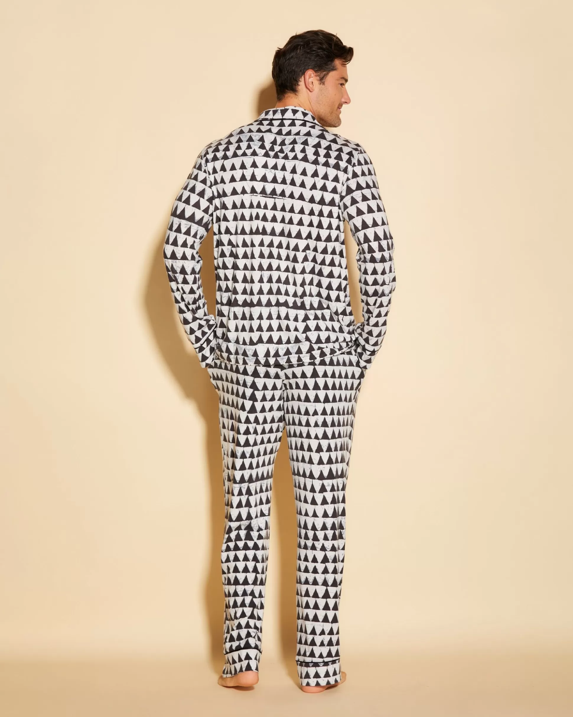Cosabella Men'S Pj Sets | Conjunto De Pijama Para Hombre Clasico Con Camisa De Manga Larga Y Pantalones