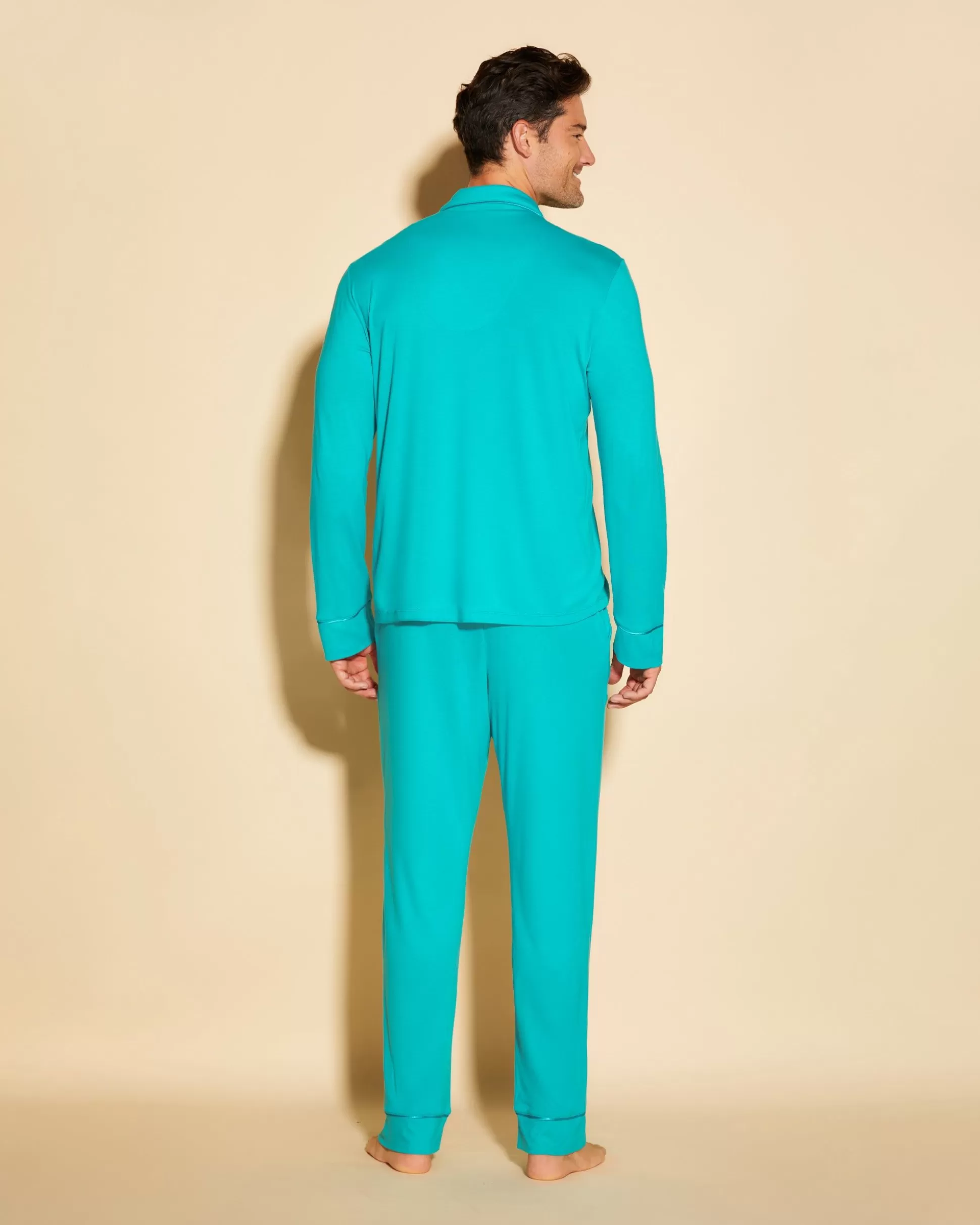 Cosabella Men'S Pj Sets | Conjunto De Pijama Para Hombre Clasico Con Camisa De Manga Larga Y Pantalones