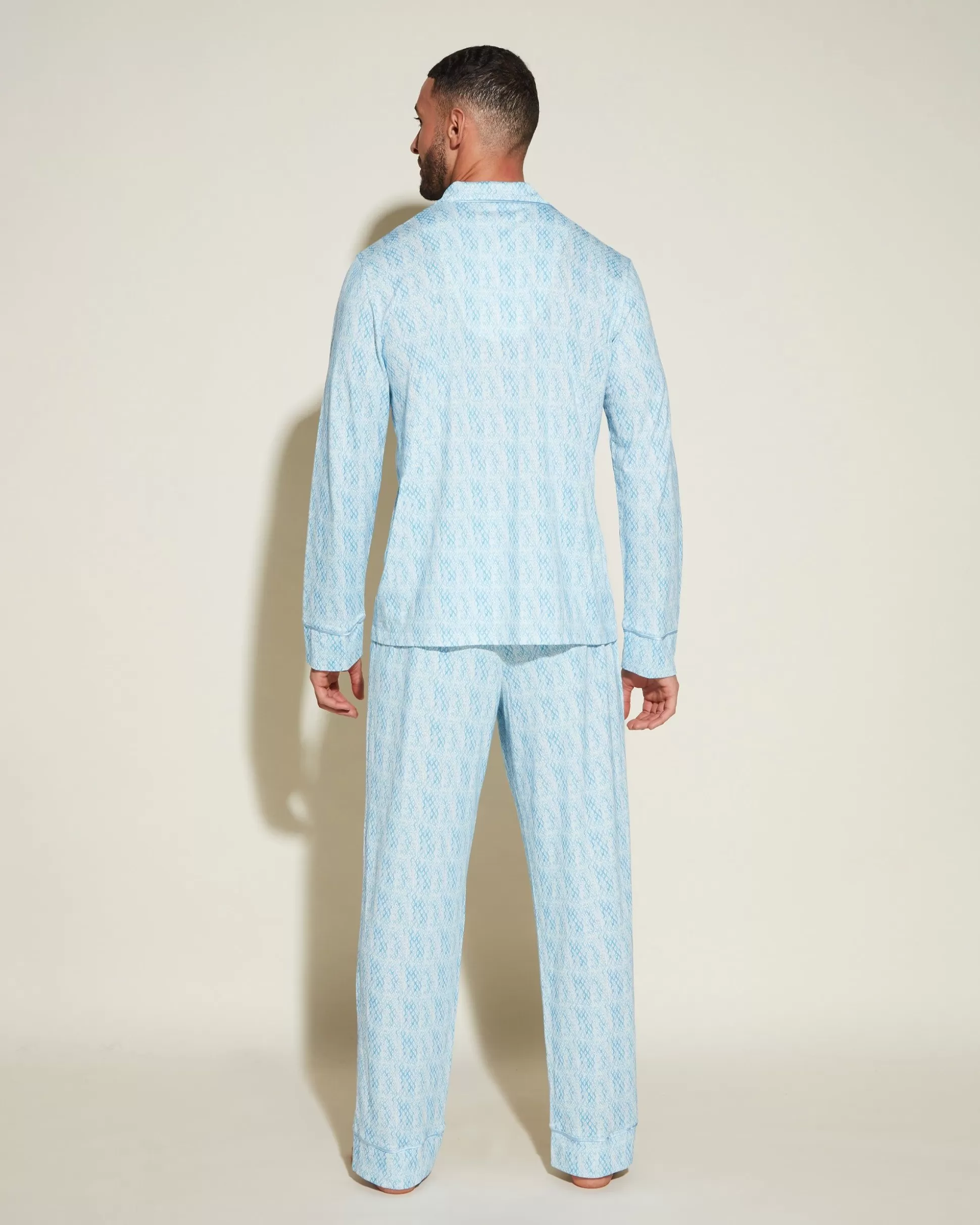 Cosabella Men'S Pj Sets | Conjunto De Pijama Para Hombre Clasico Con Camisa De Manga Larga Y Pantalones