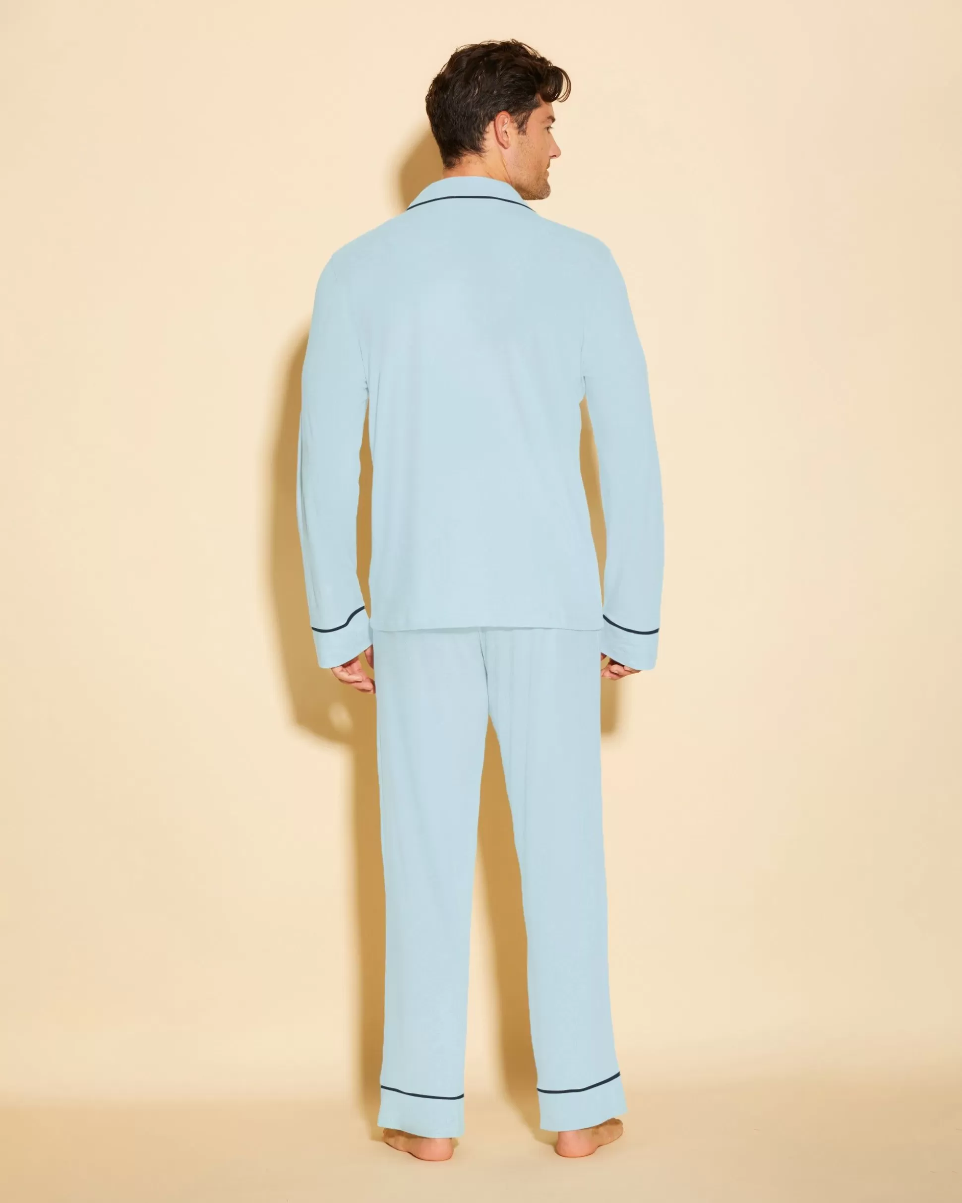 Cosabella Men'S Pj Sets | Conjunto De Pijama Para Hombre Clasico Con Camisa De Manga Larga Y Pantalones