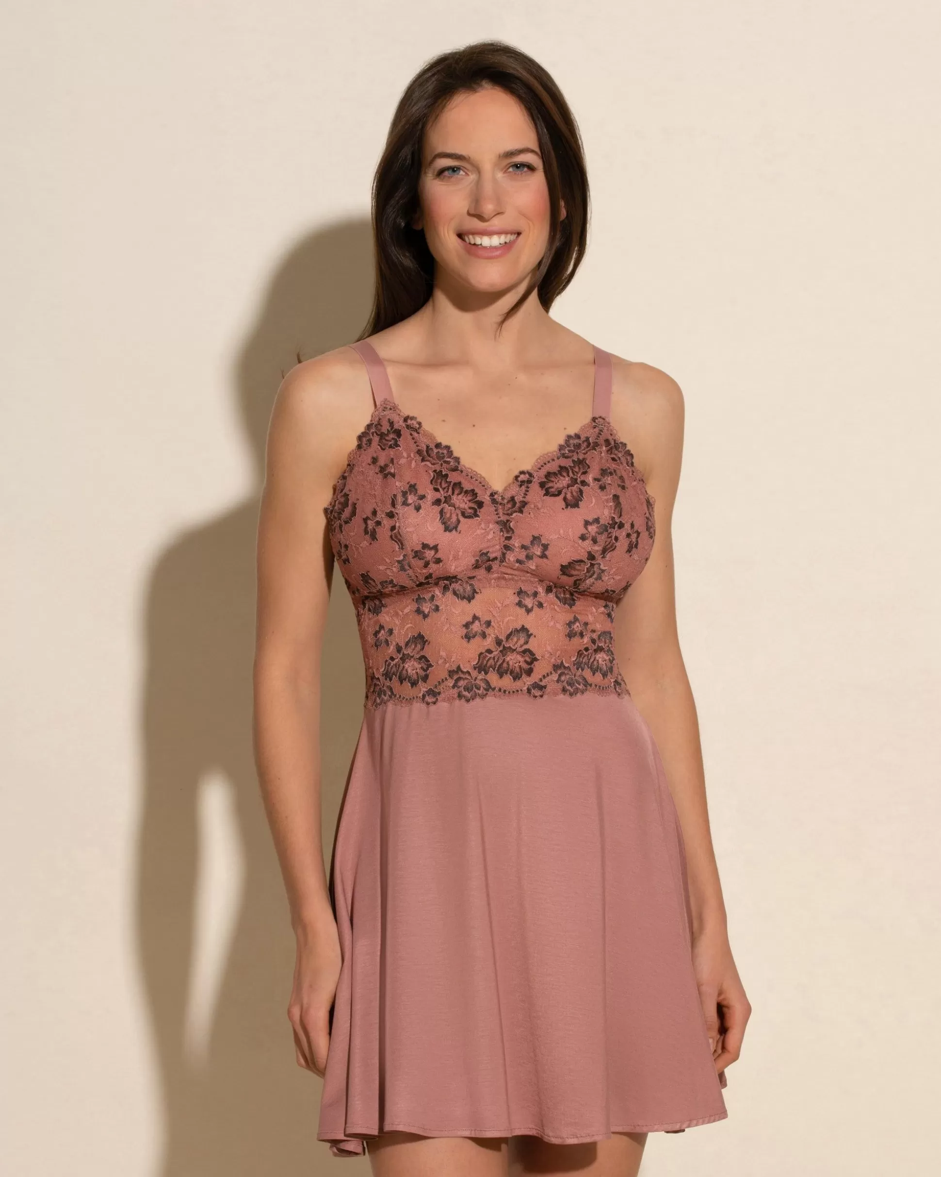 Cosabella Babydolls, Slips & Chemises | Curvy Chemise & G-String Set