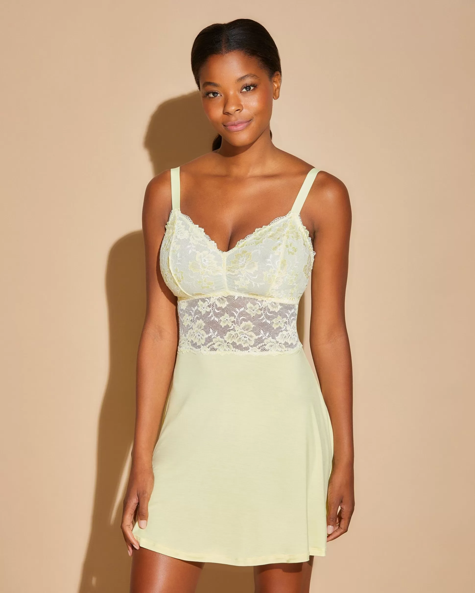 Cosabella Babydolls, Slips & Chemises | Curvy Chemise & G-String Set