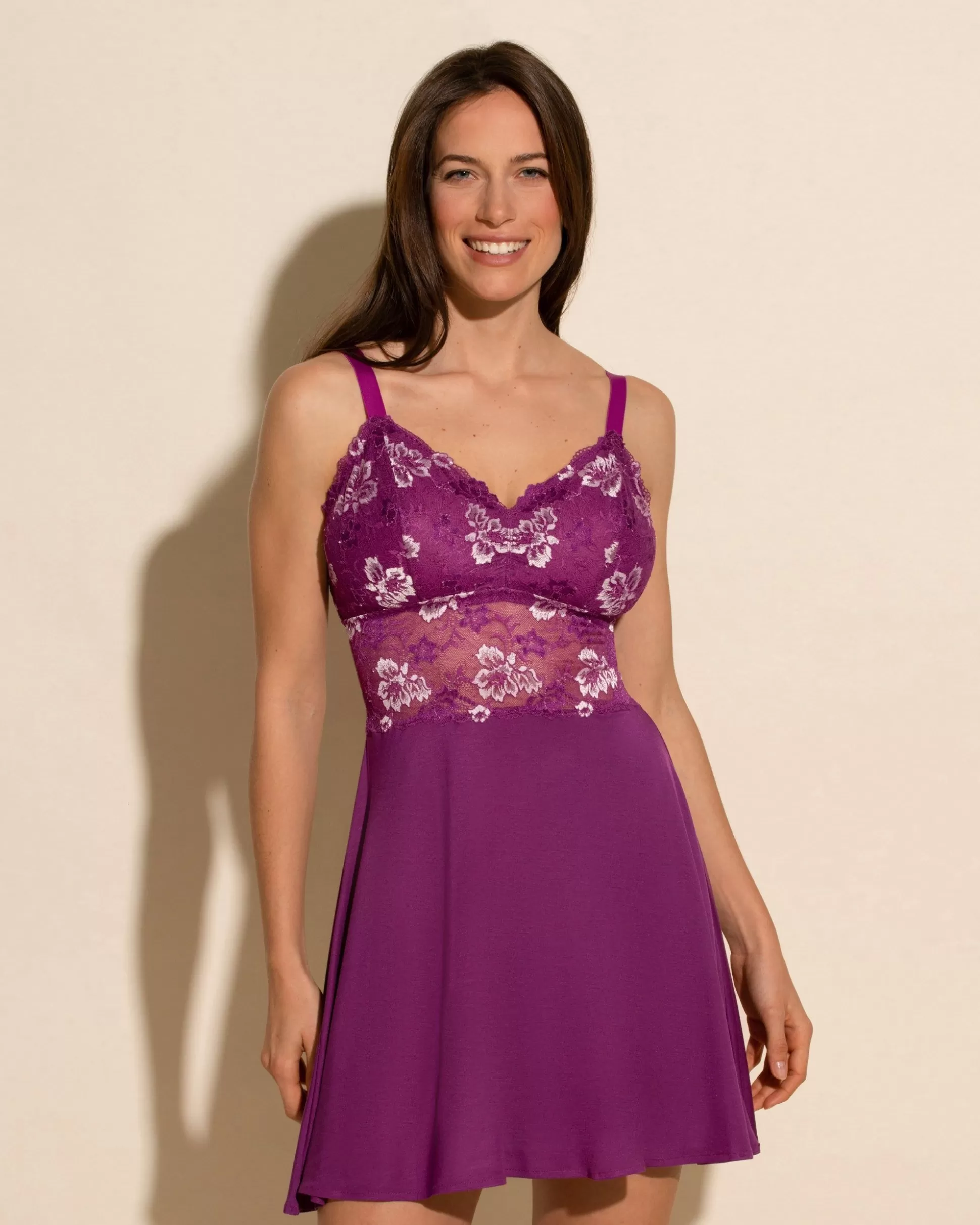 Cosabella Babydolls, Slips & Chemises | Curvy Chemise & G-String Set
