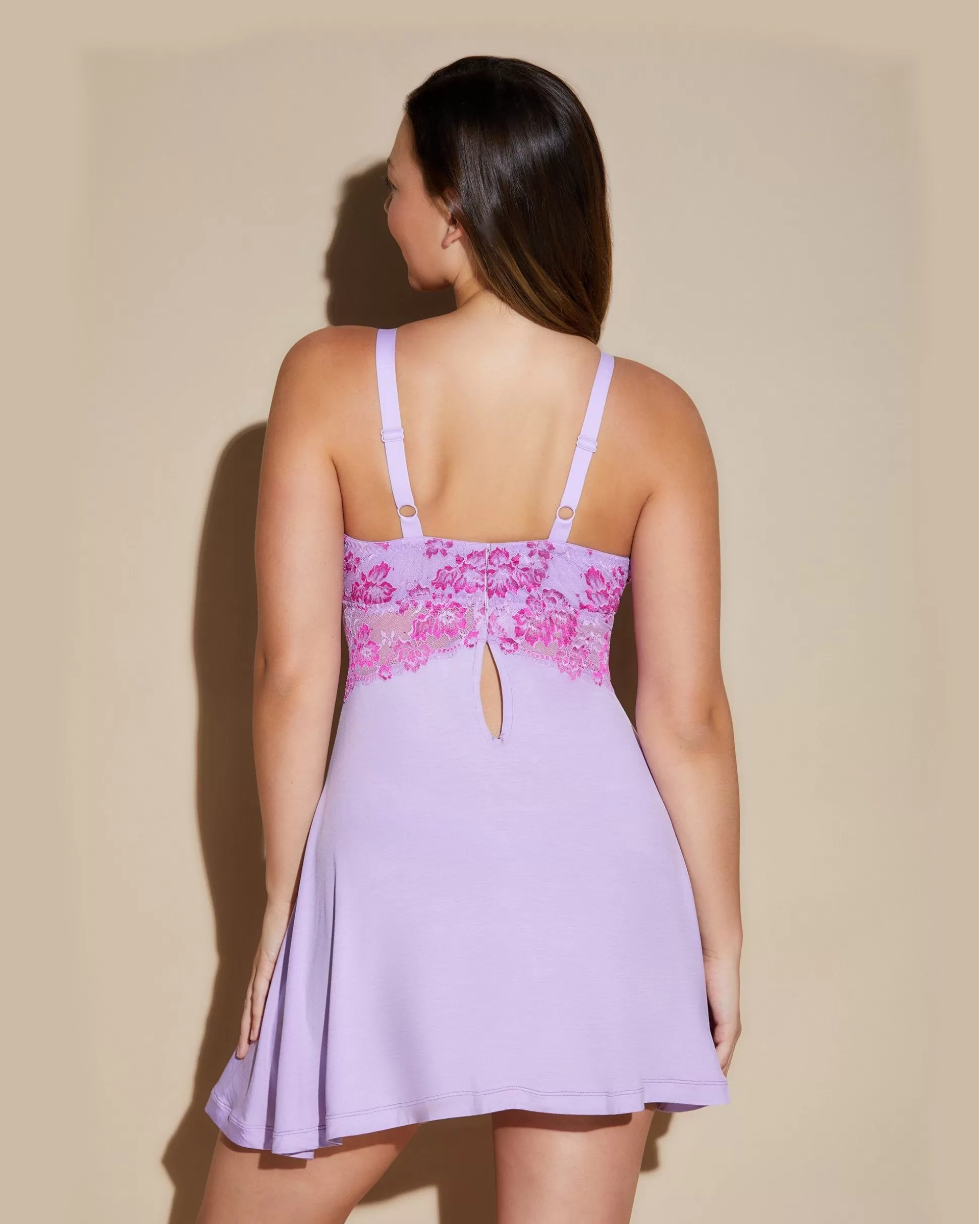 Cosabella Babydolls, Slips & Chemises | Curvy Chemise & G-String Set