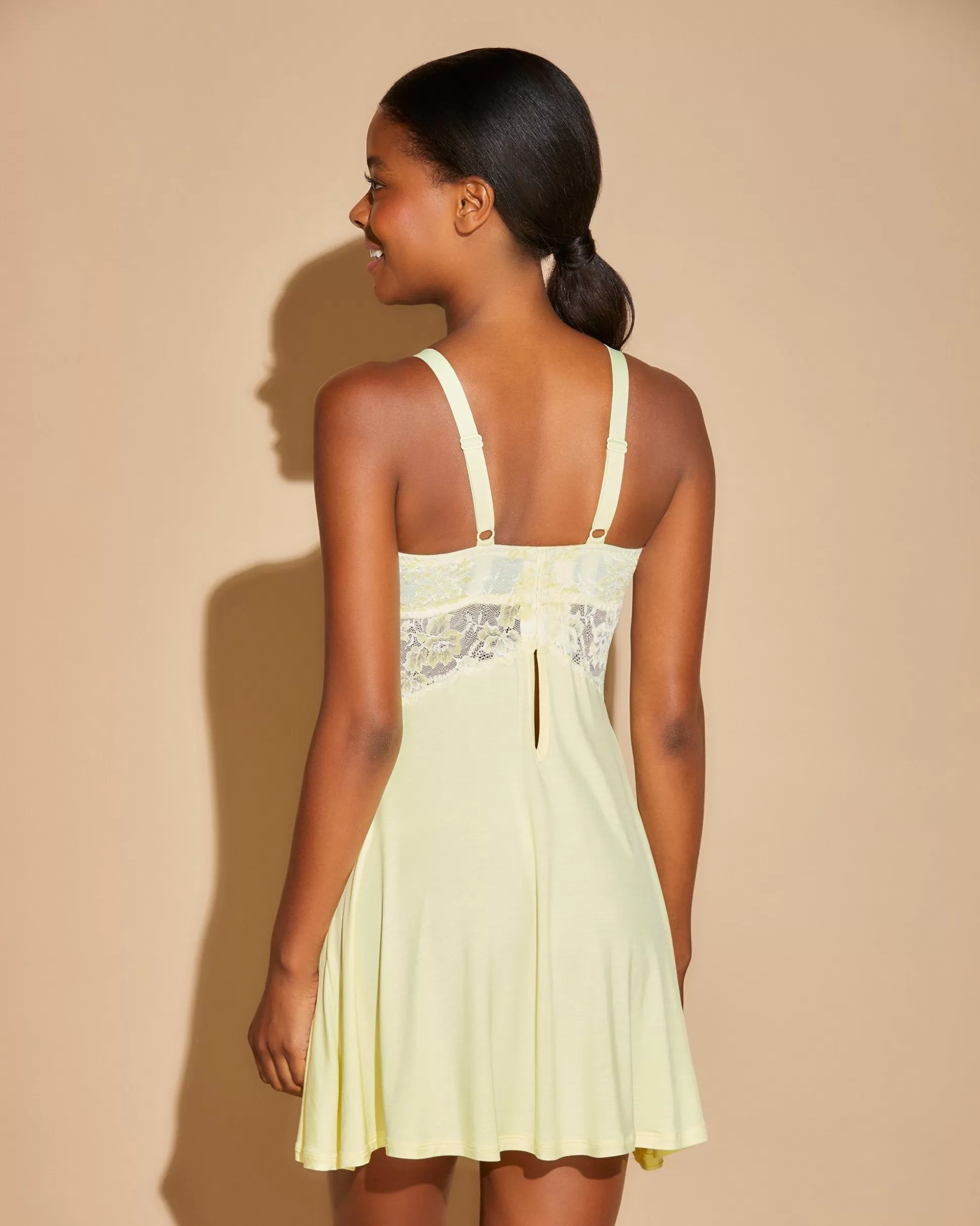 Cosabella Babydolls, Slips & Chemises | Curvy Chemise & G-String Set