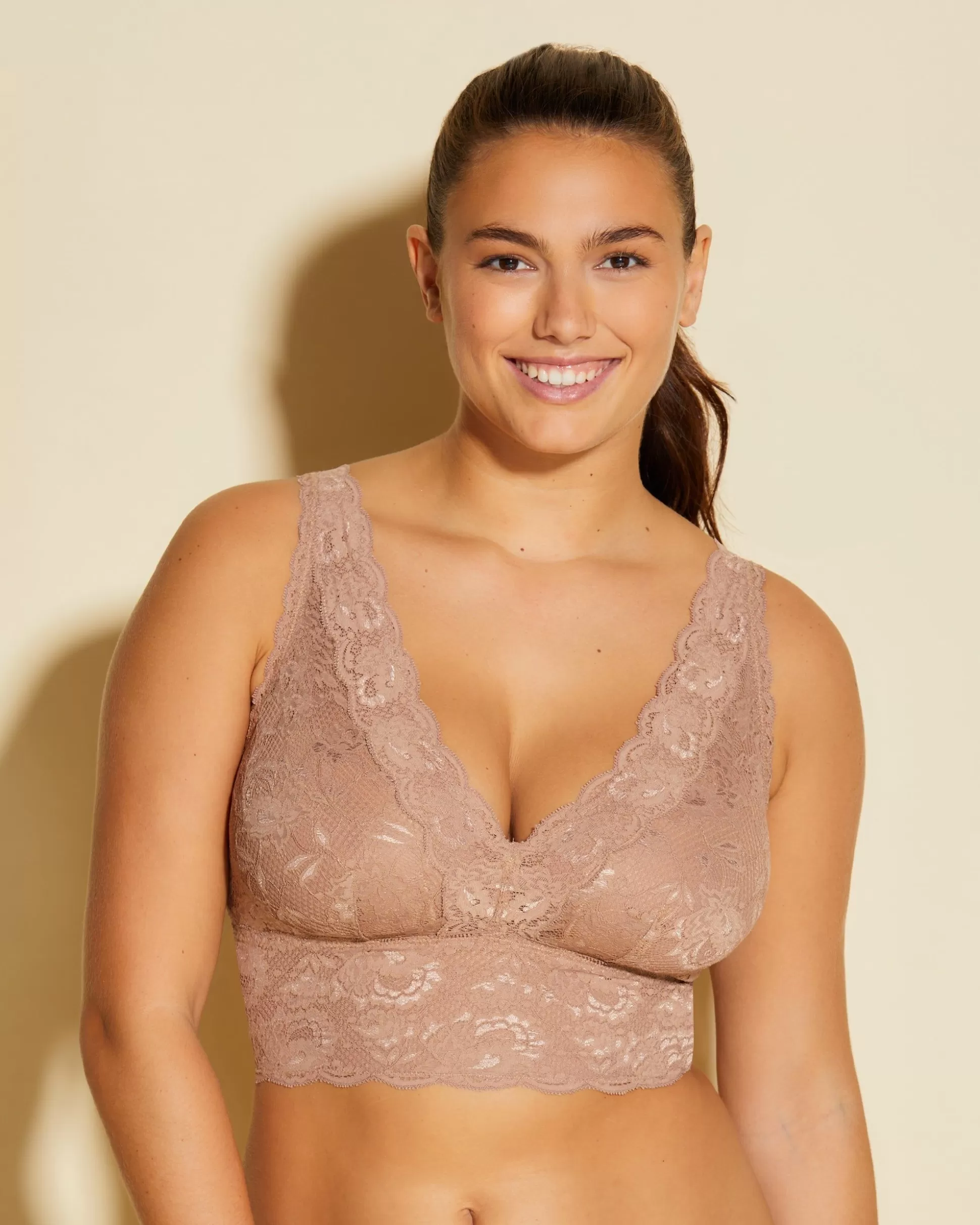 Women Cosabella Bras | Curvy Plungie Longline Bralette