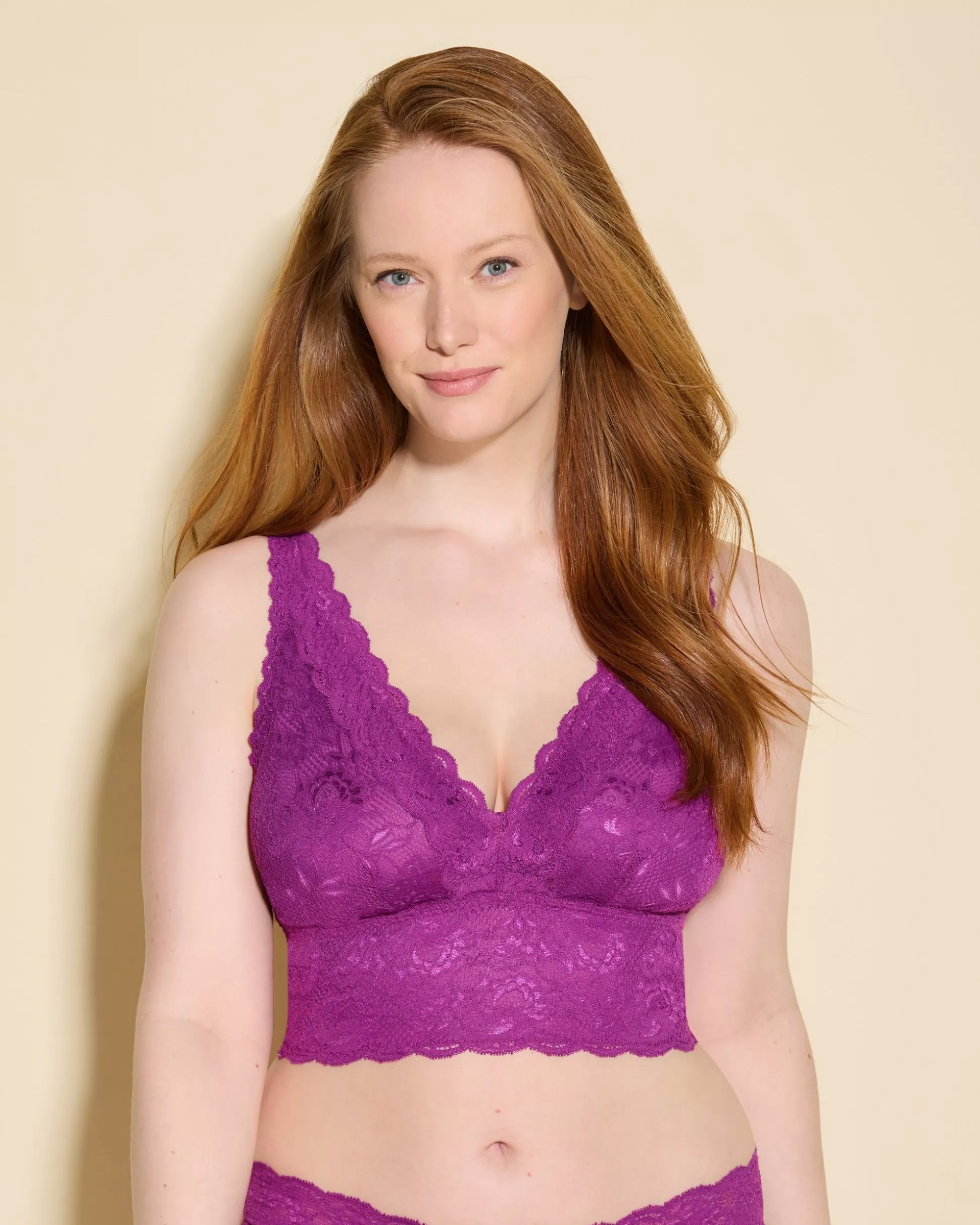 Women Cosabella Bralettes | Curvy Plungie Longline Bralette