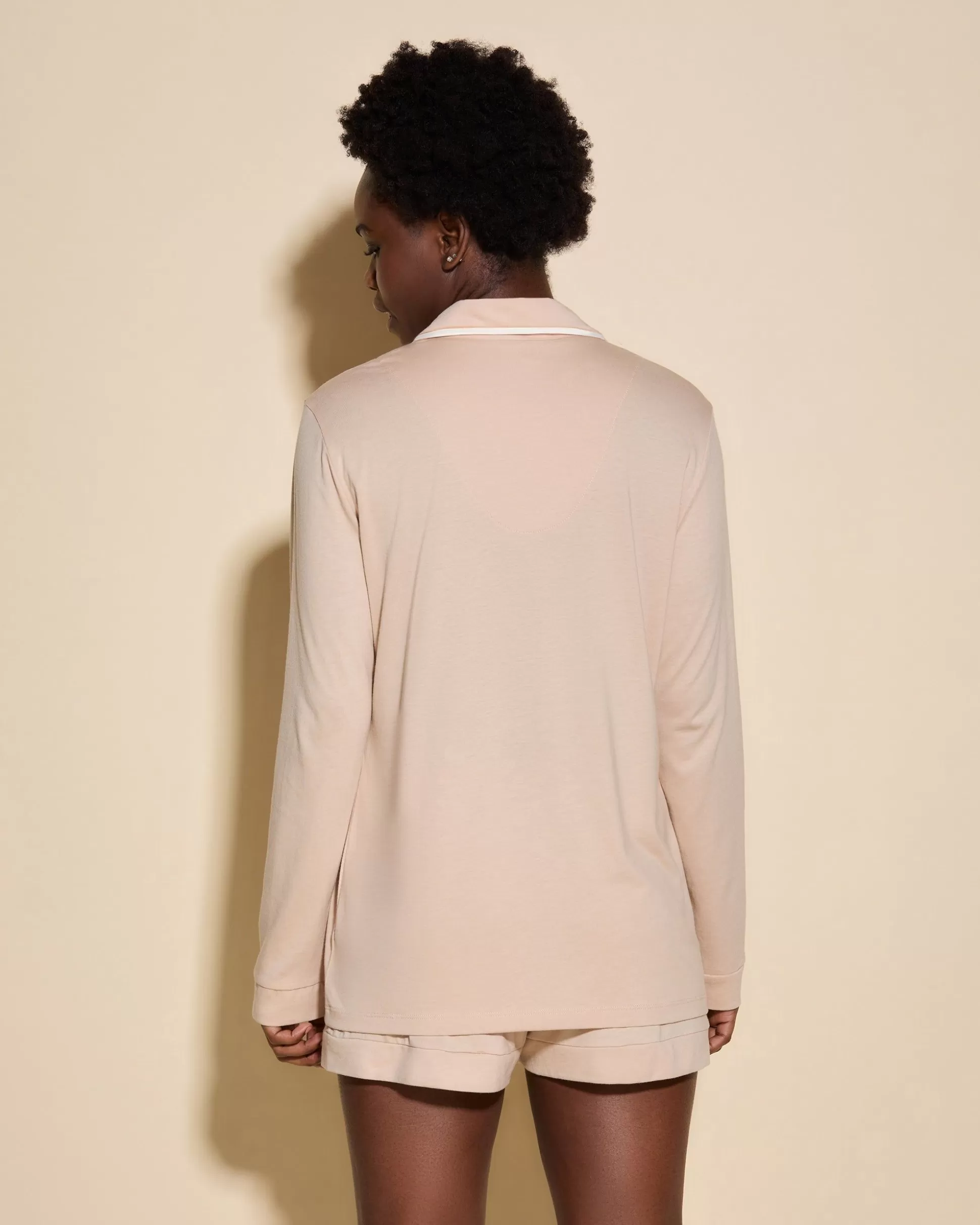 Cosabella Sleep & Loungewear | Long Sleeve Top & Boxer Pajama Set