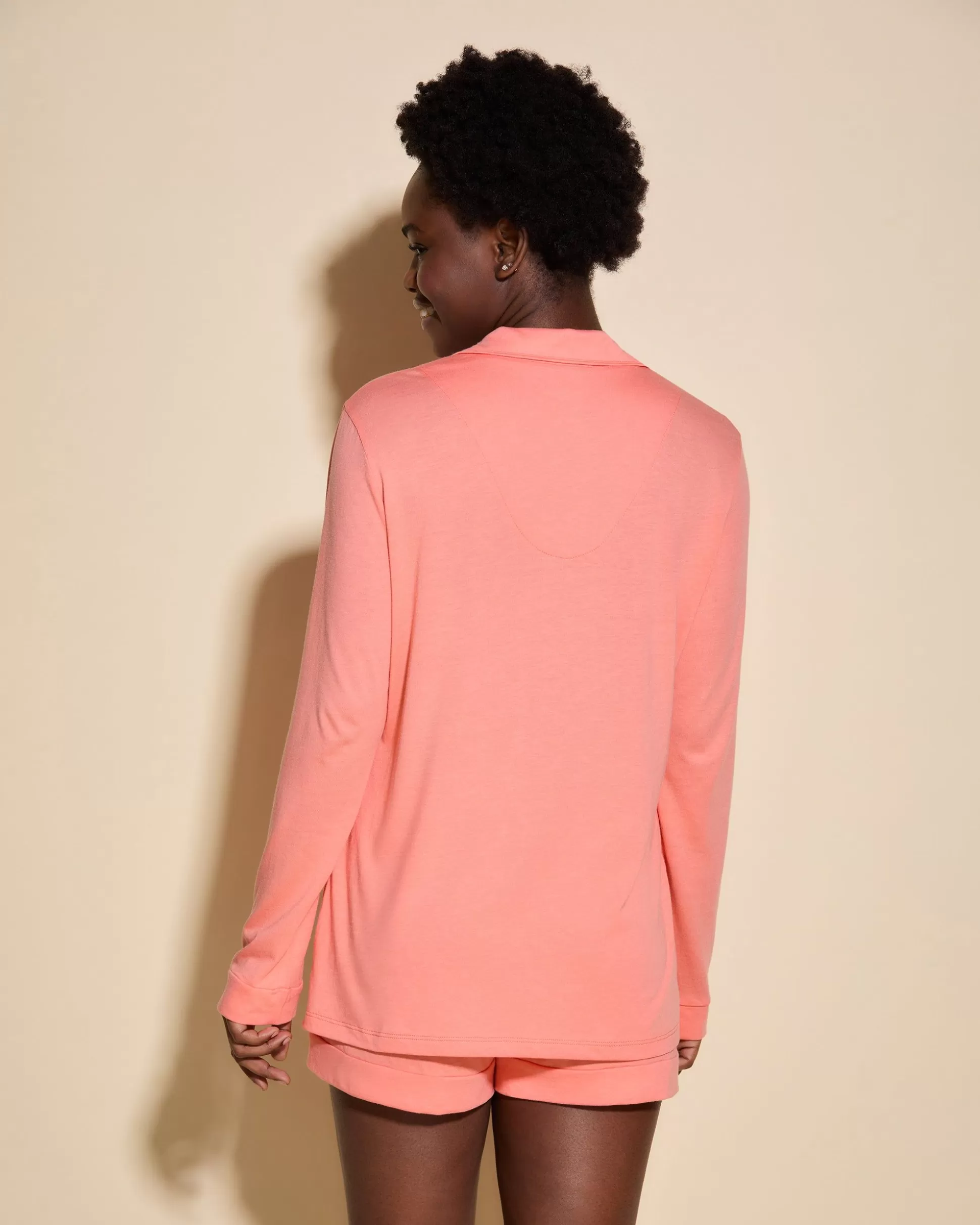 Cosabella Sleep & Loungewear | Long Sleeve Top & Boxer Pajama Set