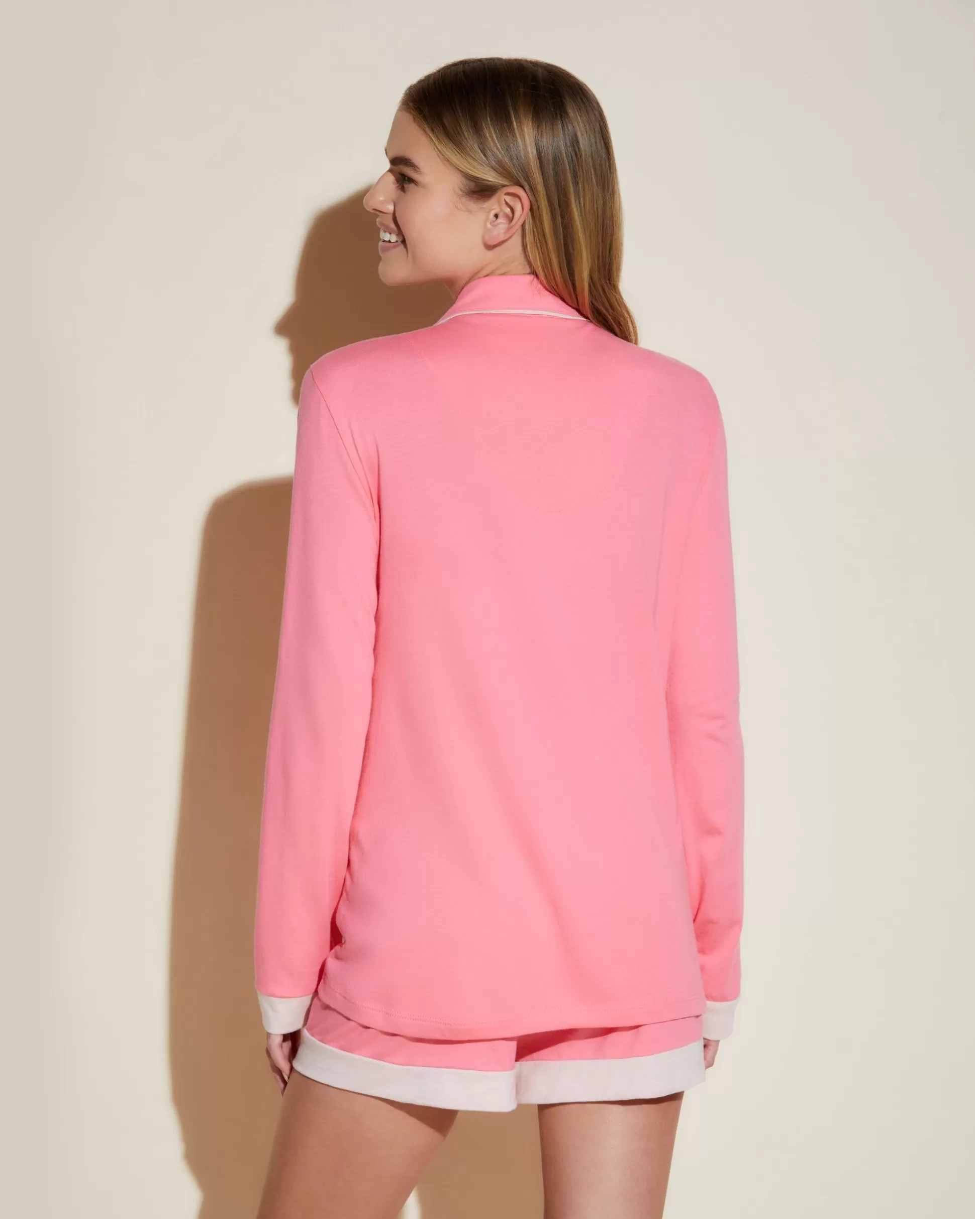 Cosabella Sleep & Loungewear | Long Sleeve Top & Boxer Pajama Set