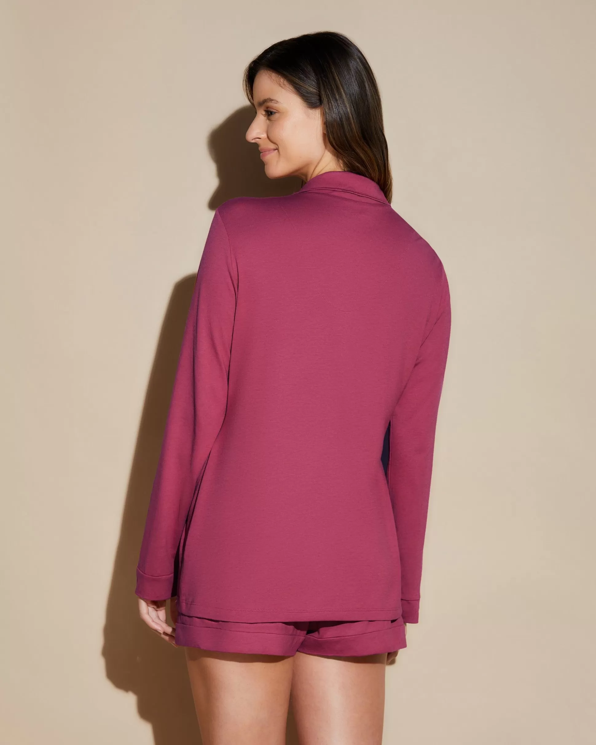 Cosabella Sleep & Loungewear | Long Sleeve Top & Boxer Pajama Set