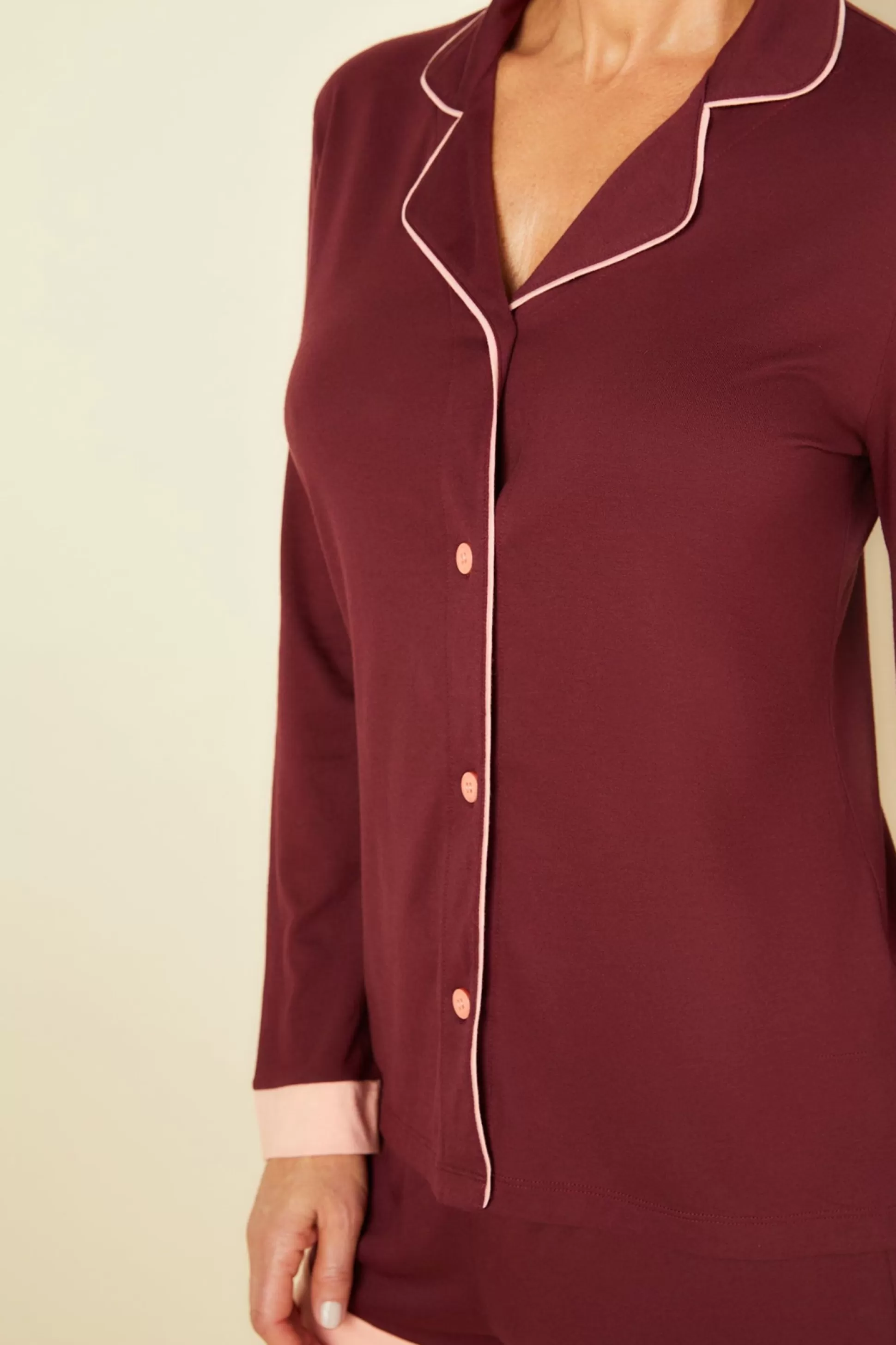 Cosabella Sleep & Loungewear | Long Sleeve Top & Boxer Pajama Set