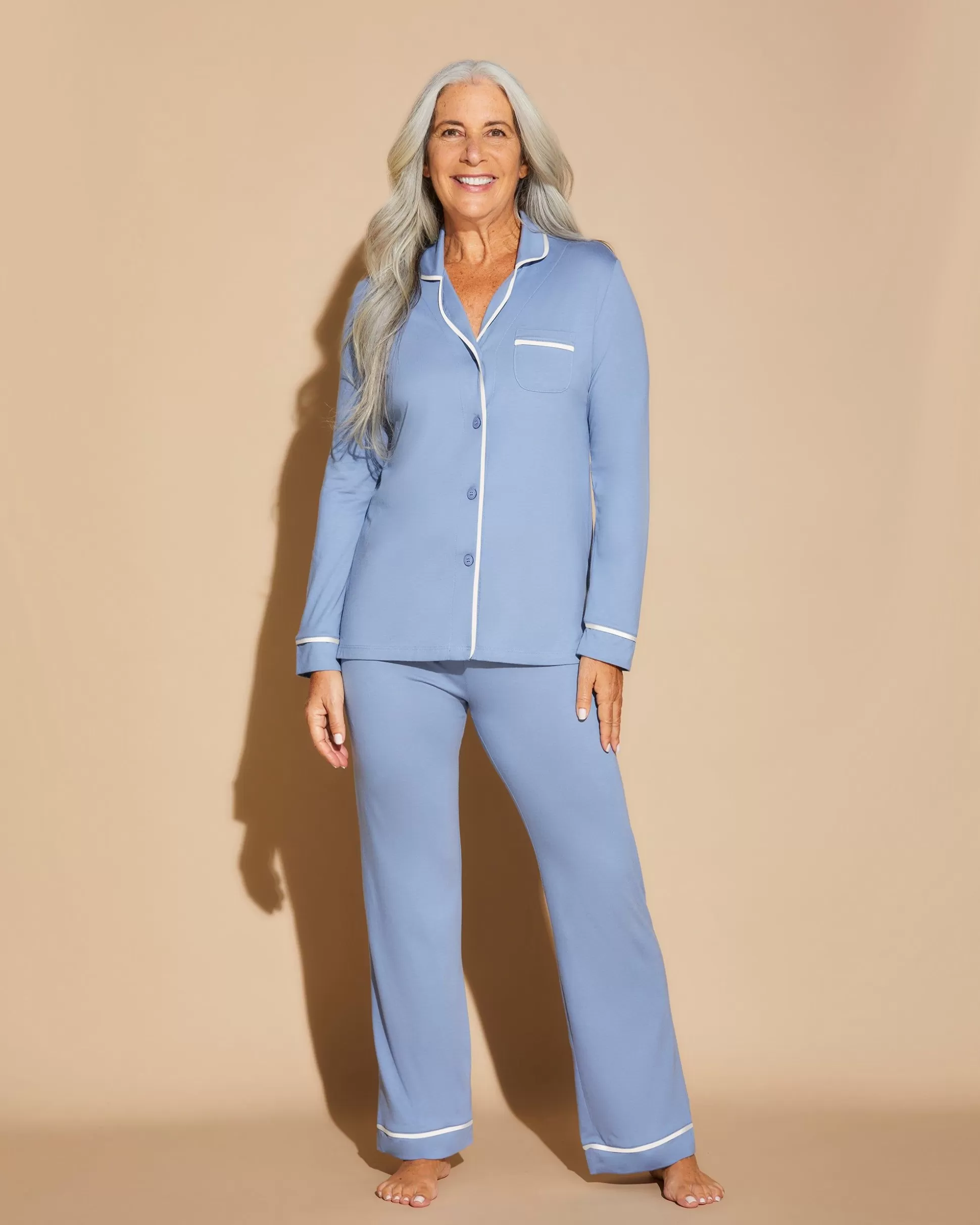 Cosabella Sleep & Loungewear | Long Sleeve Top & Pant Pajama Set