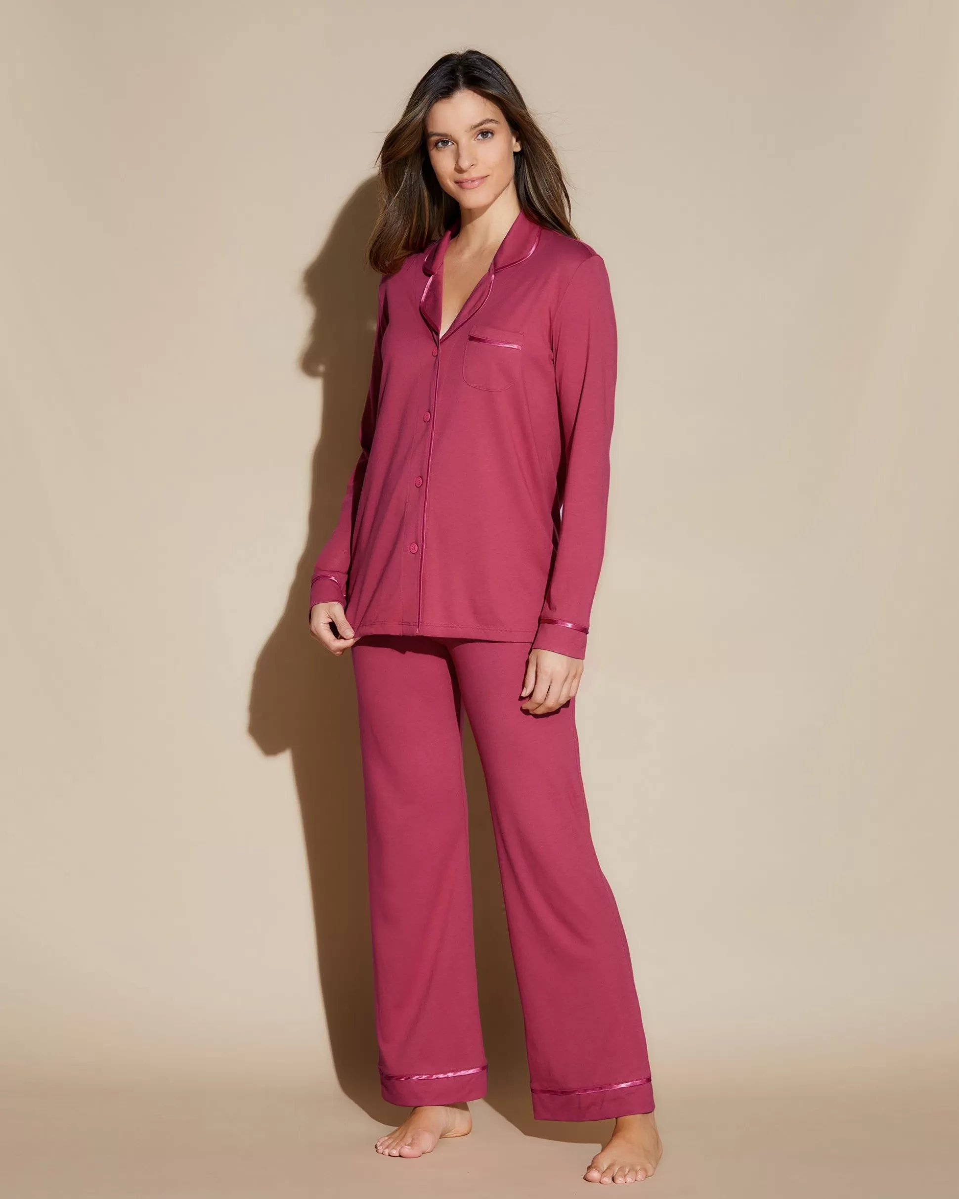 Cosabella Sleep & Loungewear | Long Sleeve Top & Pant Pajama Set