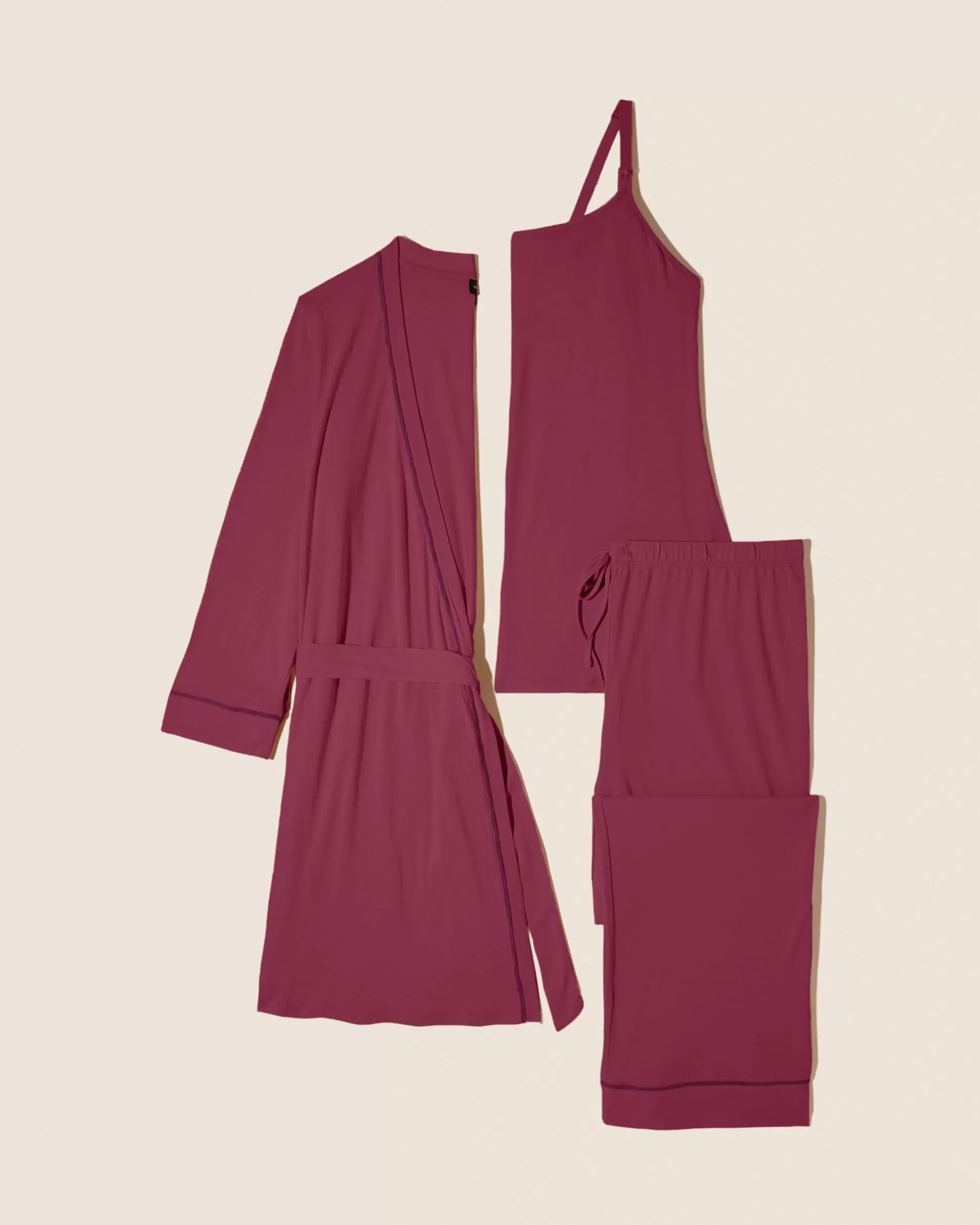 Cosabella Sleep & Loungewear | Nursing 3 Piece Pajama Set With Robe
