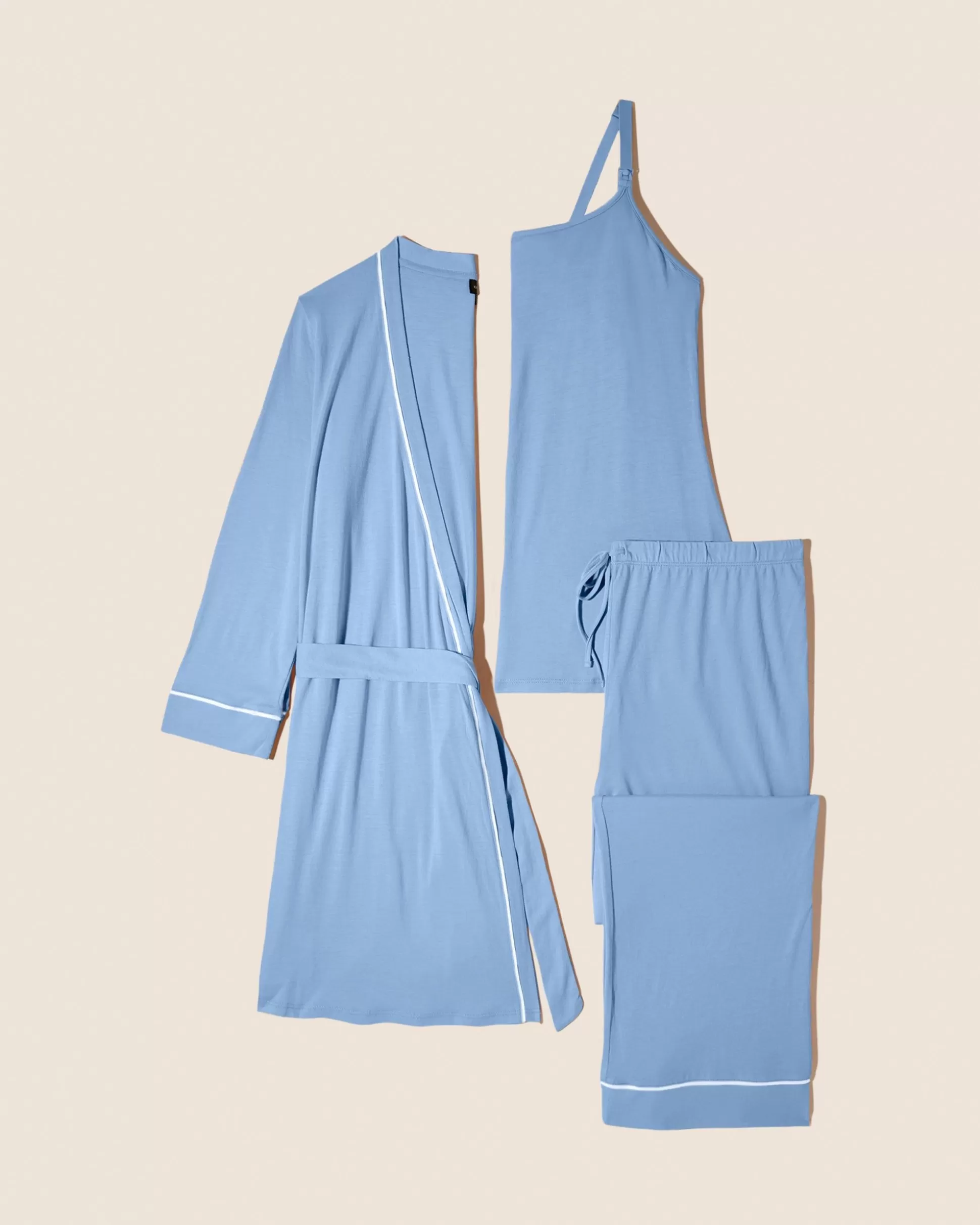 Cosabella Sleep & Loungewear | Nursing 3 Piece Pajama Set With Robe