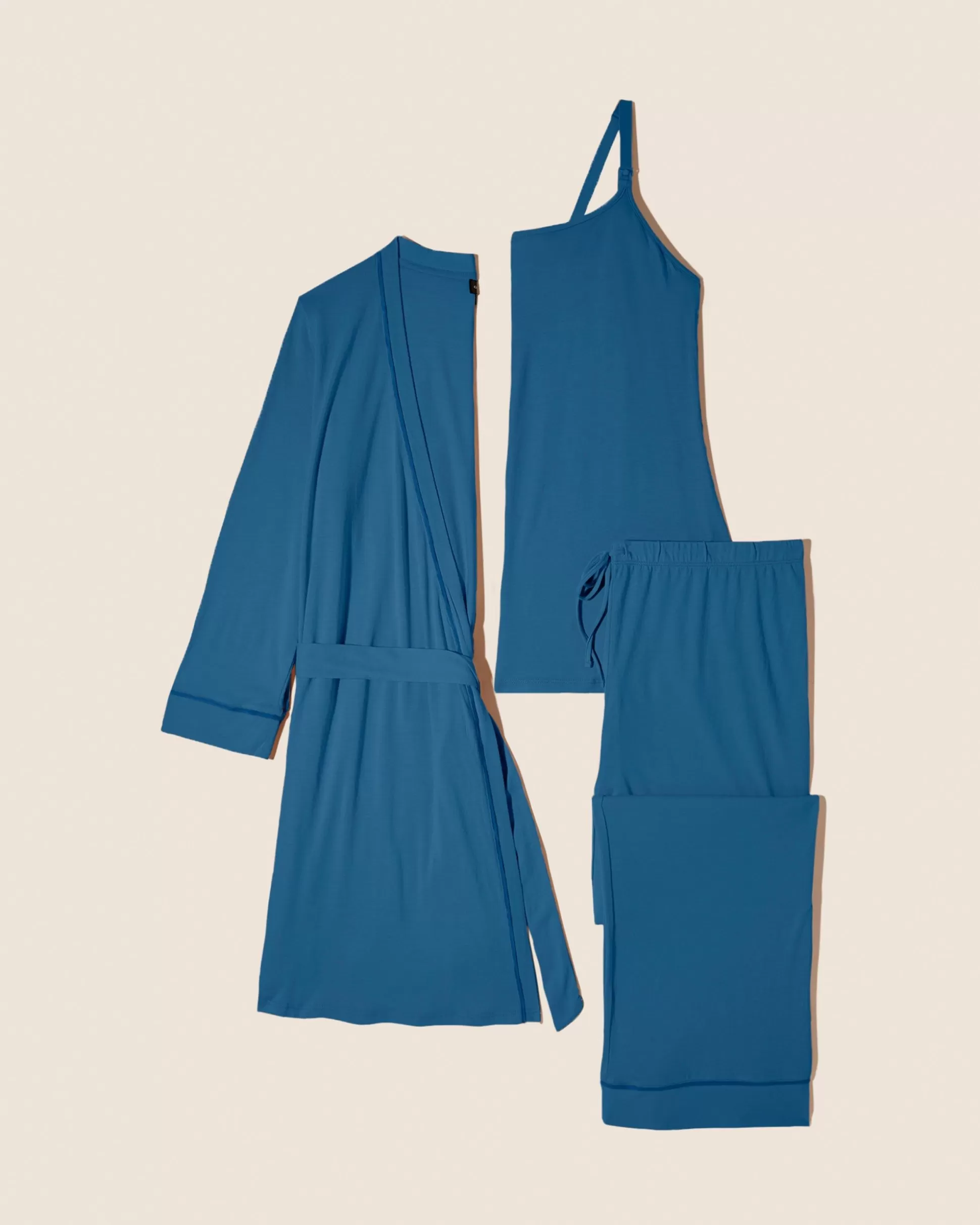 Cosabella Sleep & Loungewear | Nursing 3 Piece Pajama Set With Robe