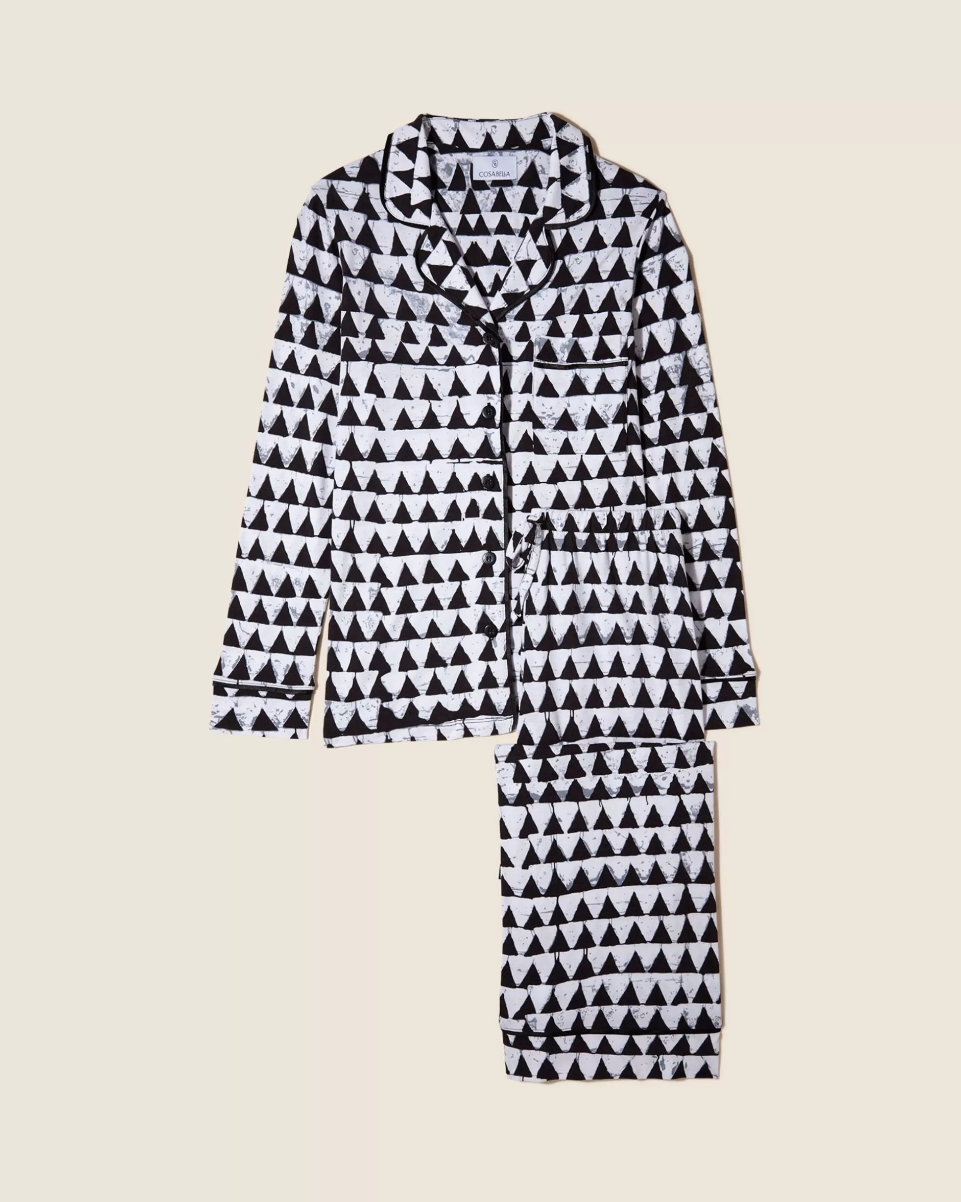 Cosabella Sleep & Loungewear | Petite Long Sleeve Top & Pant Pajama Set
