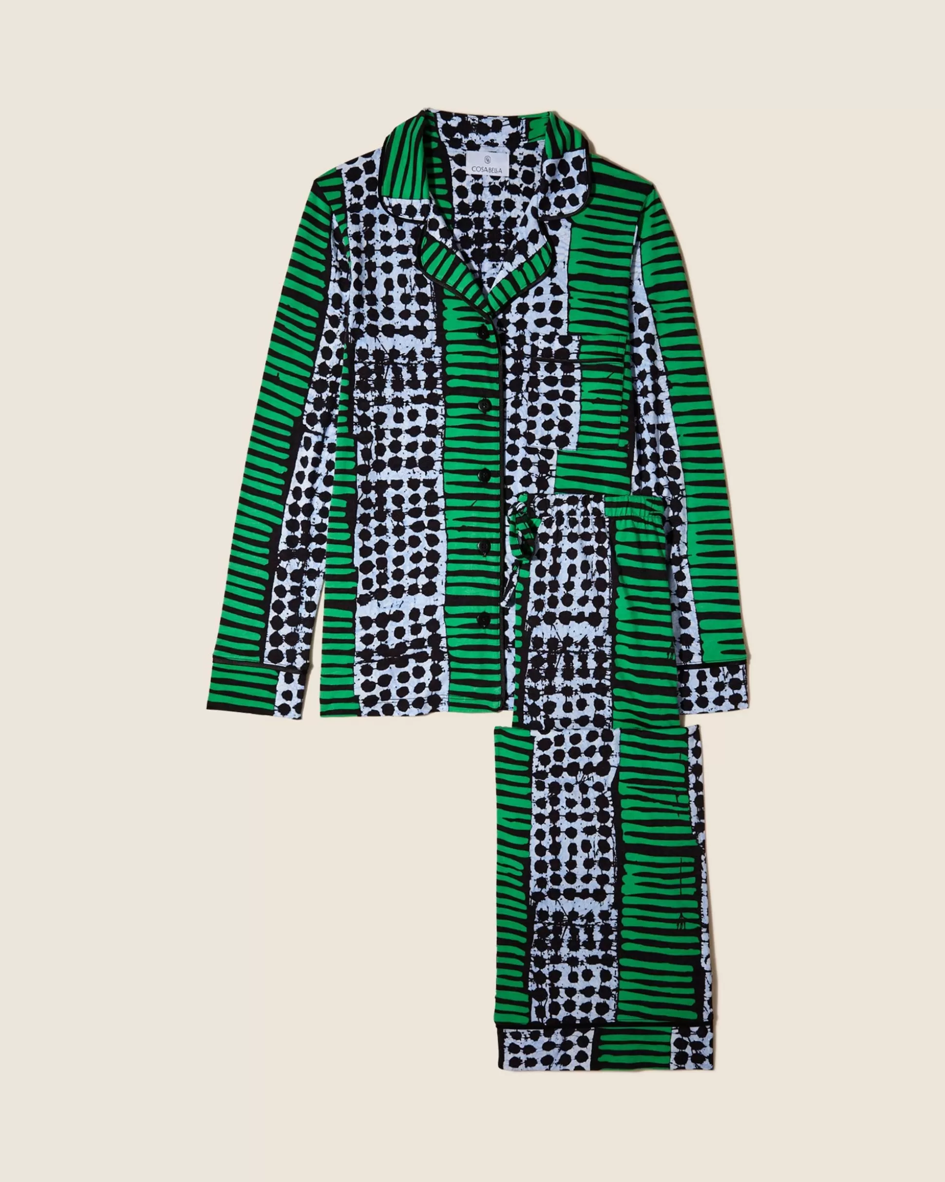 Cosabella Sleep & Loungewear | Petite Long Sleeve Top & Pant Pajama Set