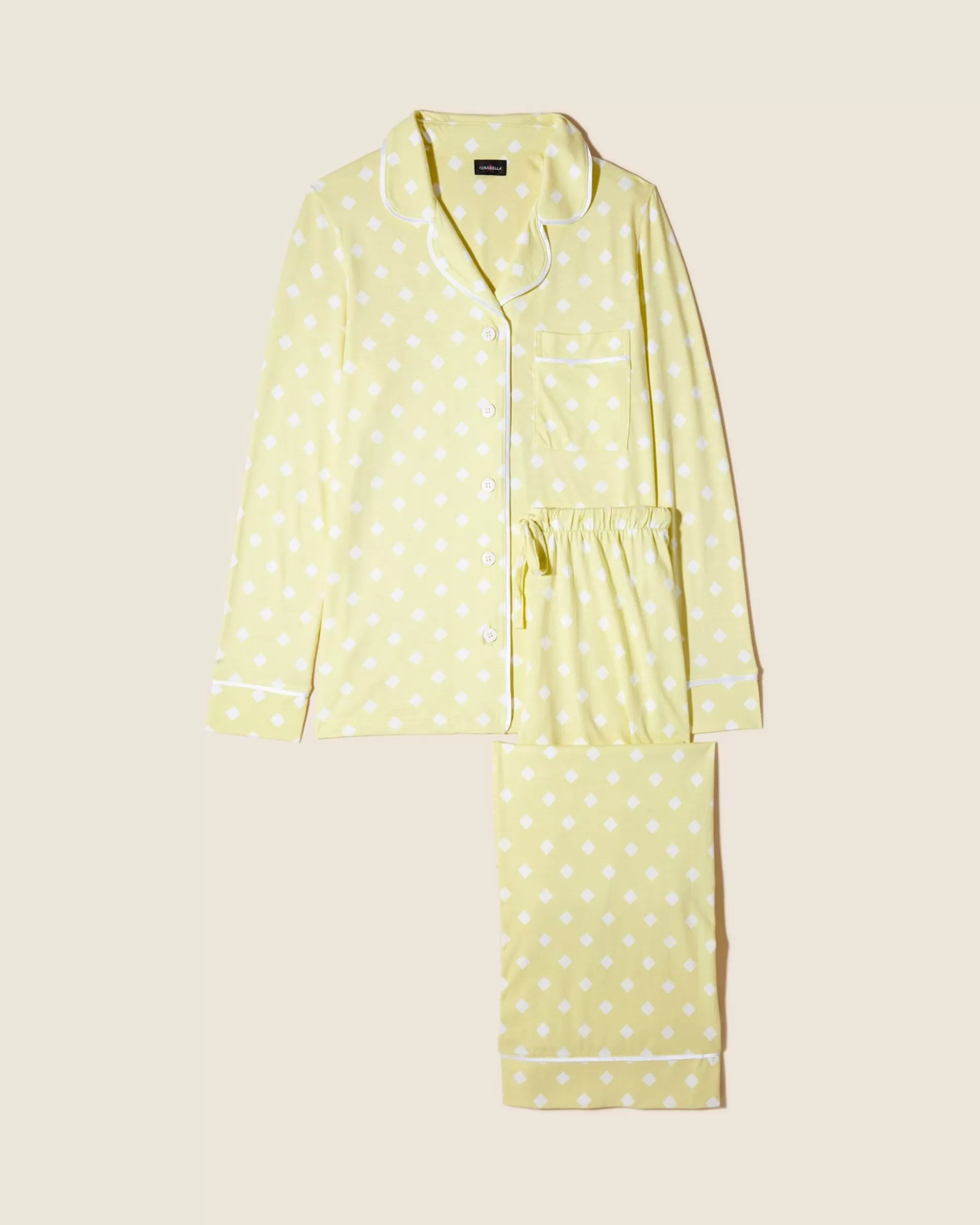 Cosabella Sleep & Loungewear | Petite Long Sleeve Top & Pant Pajama Set