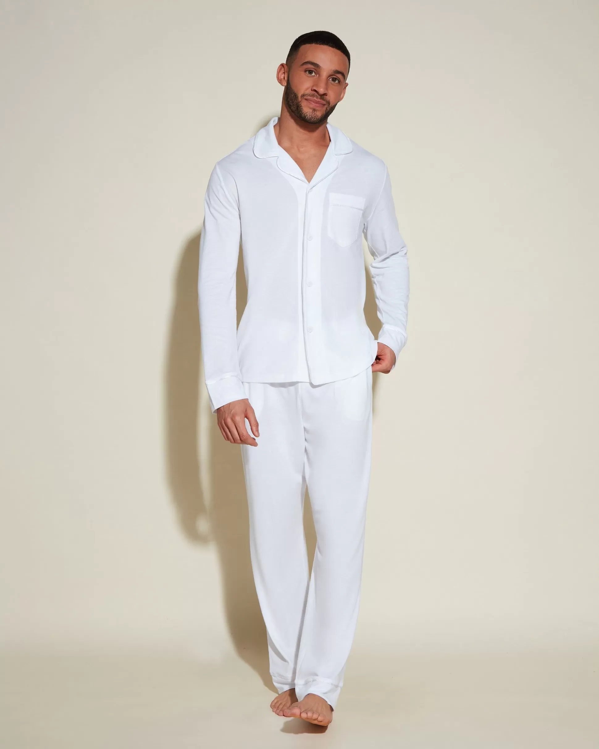 Cosabella Men'S Pj Sets | Pigiama Classico Da Uomo Con Top Maniche Lunghe E Pantaloni