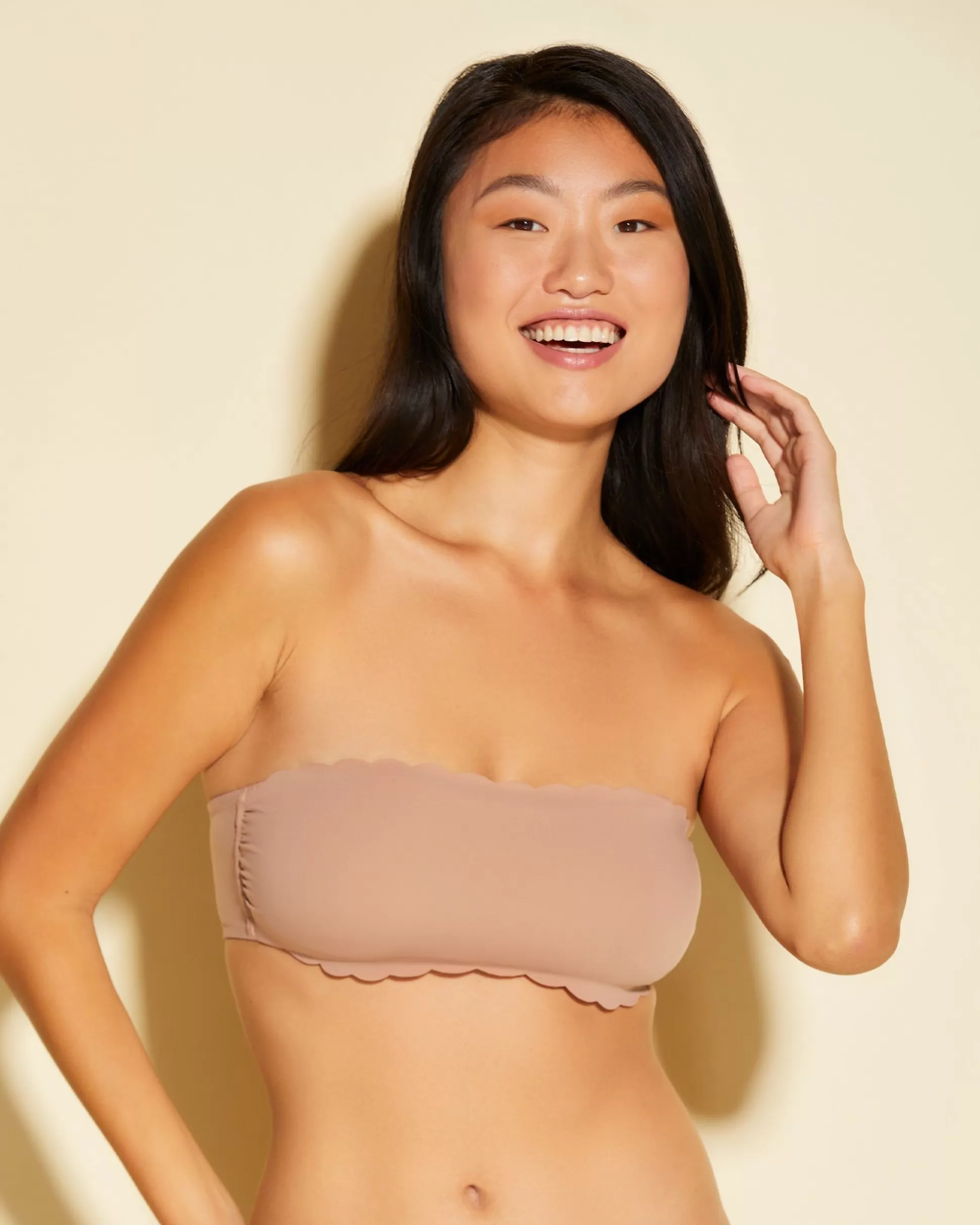 Women Cosabella Bras | Scalloped Bandeau Bra
