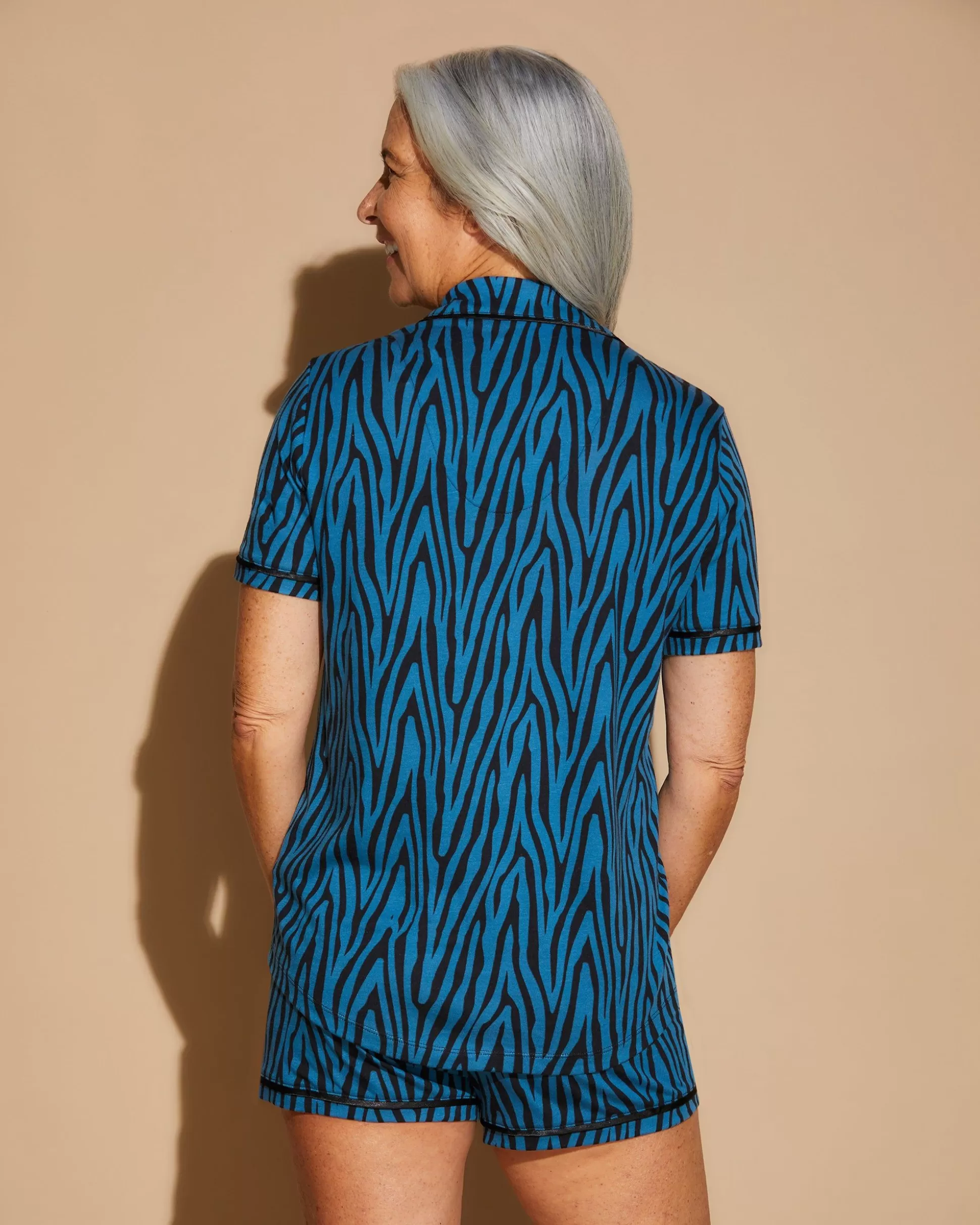 Cosabella Sleep & Loungewear | Short Sleeve Top & Boxer Pajama Set