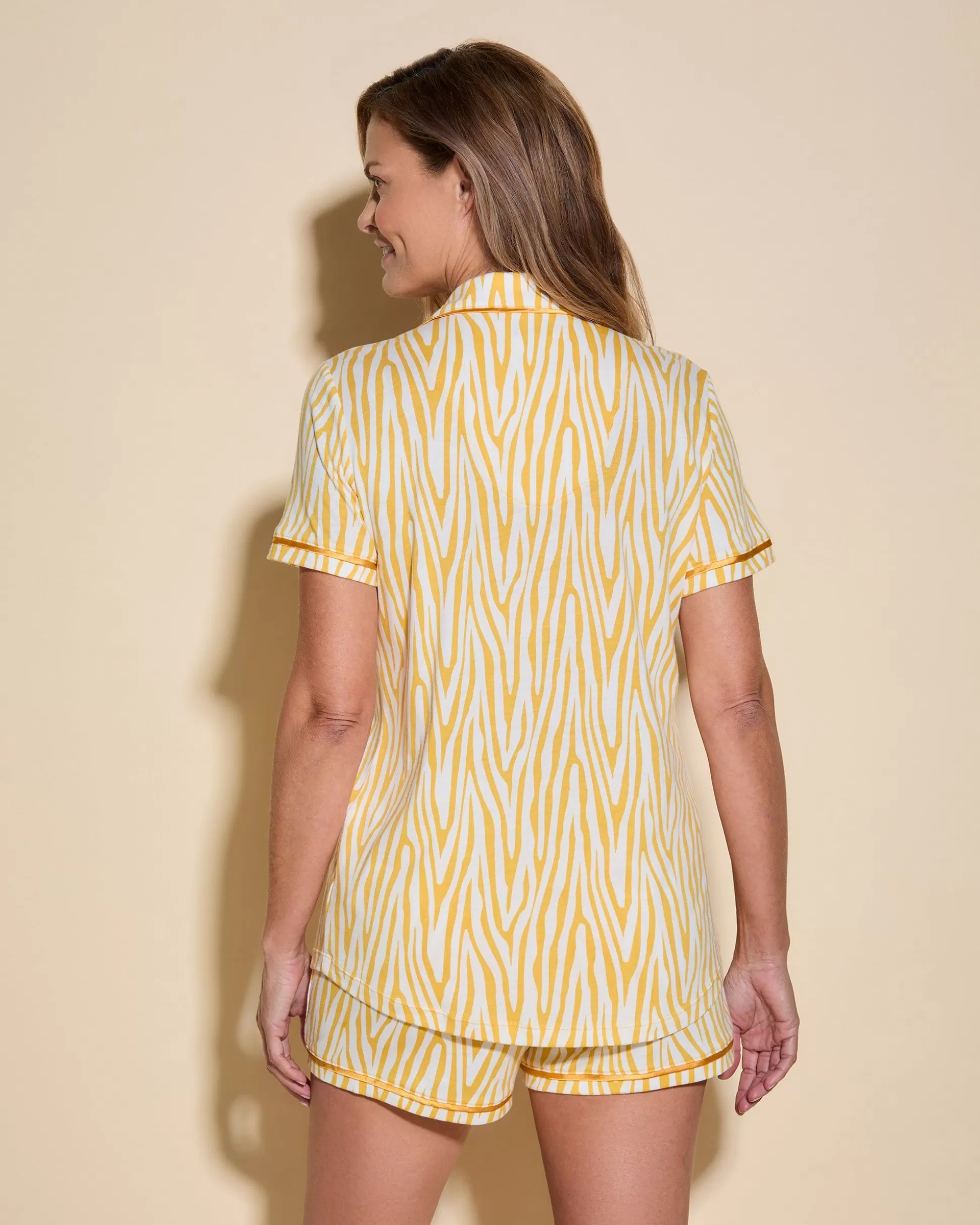 Cosabella Sleep & Loungewear | Short Sleeve Top & Boxer Pajama Set