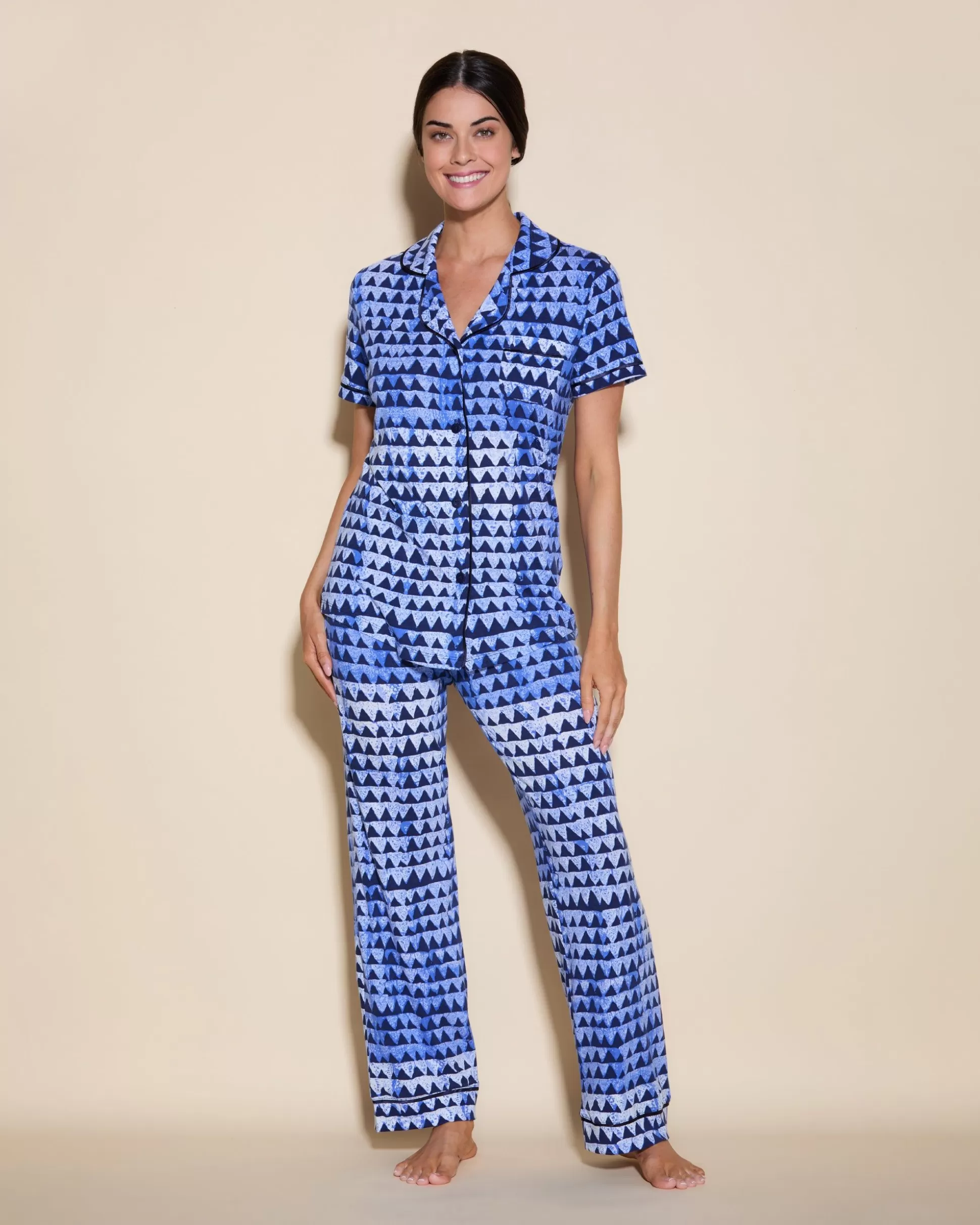 Cosabella Sleep & Loungewear | Short Sleeve Top & Pant Pajama Set