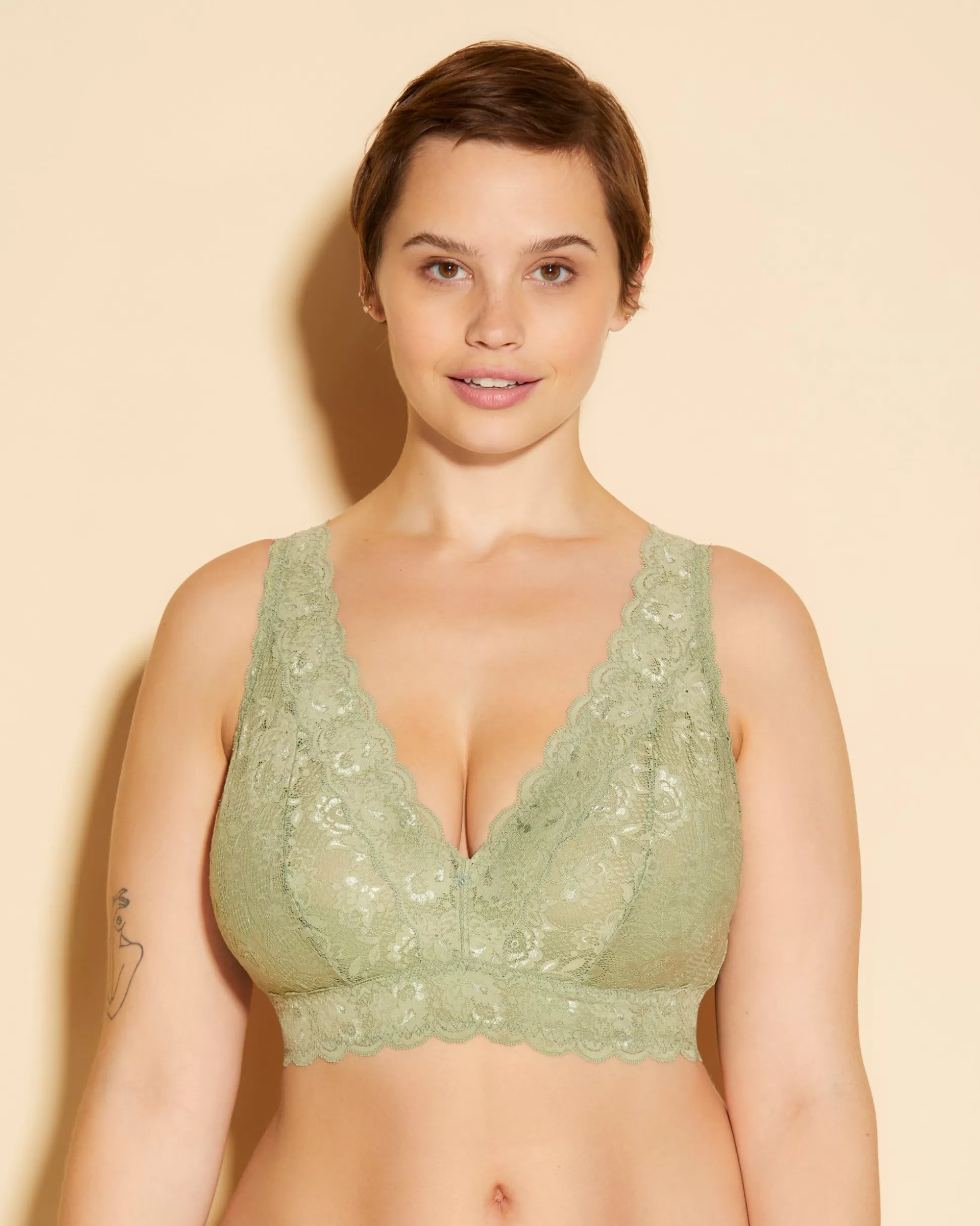 Women Cosabella Bras | Super Curvy Plungie Longline Bralette