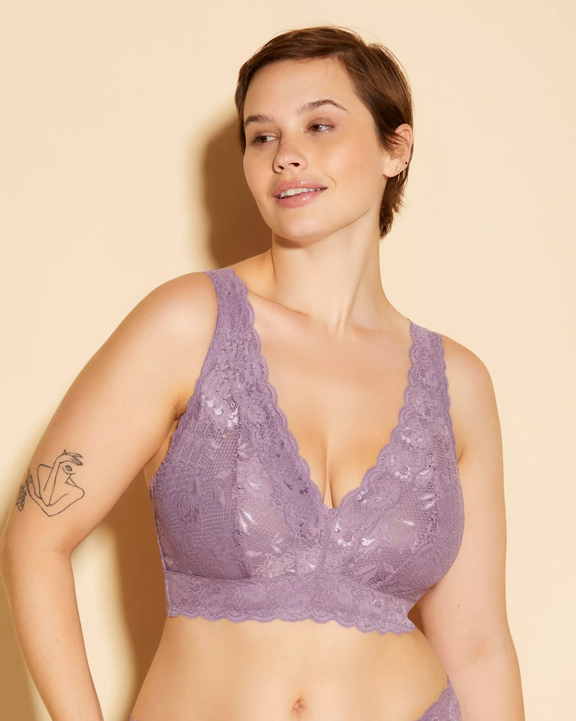 Women Cosabella Bras | Super Curvy Plungie Longline Bralette
