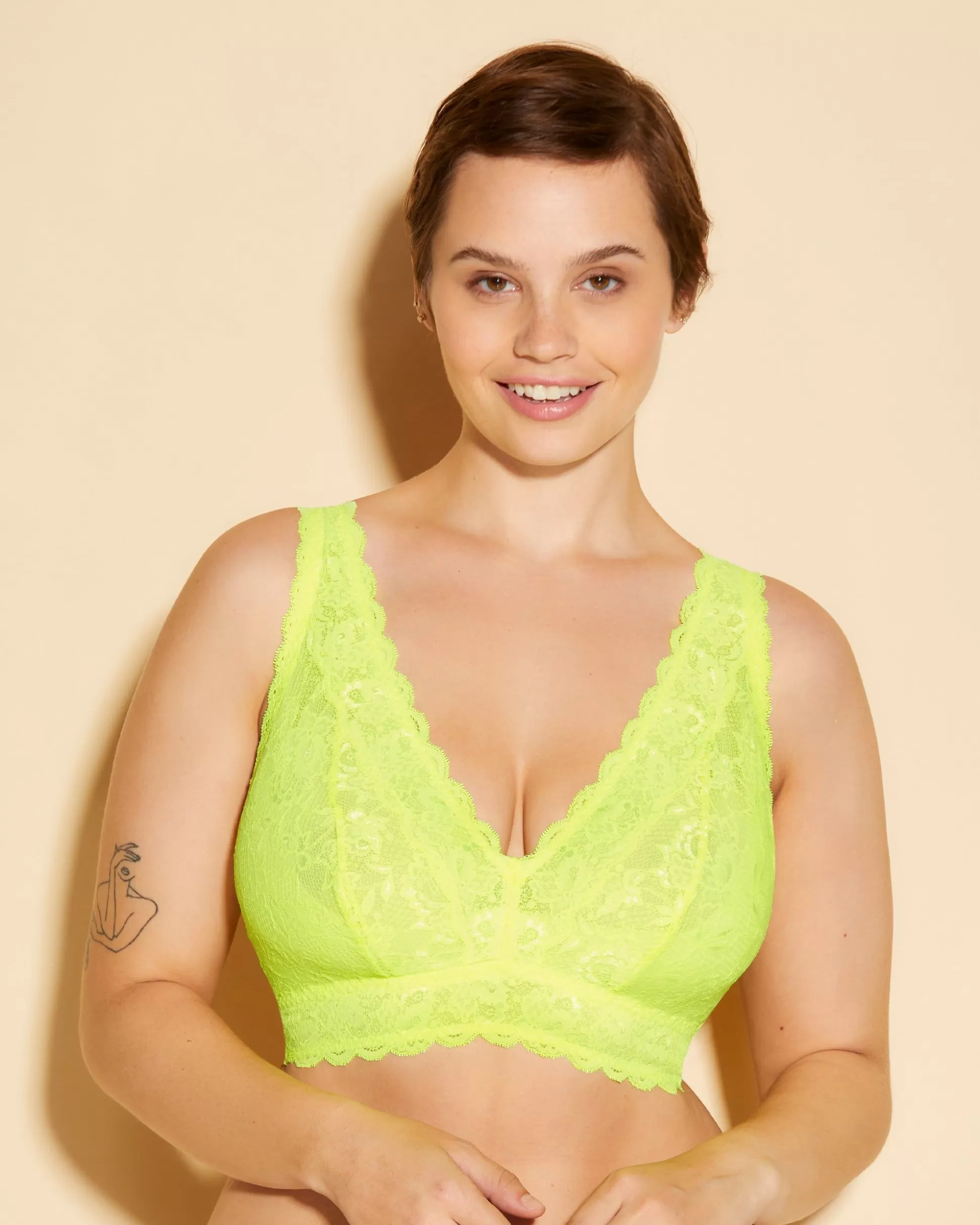 Women Cosabella Bras | Super Curvy Plungie Longline Bralette