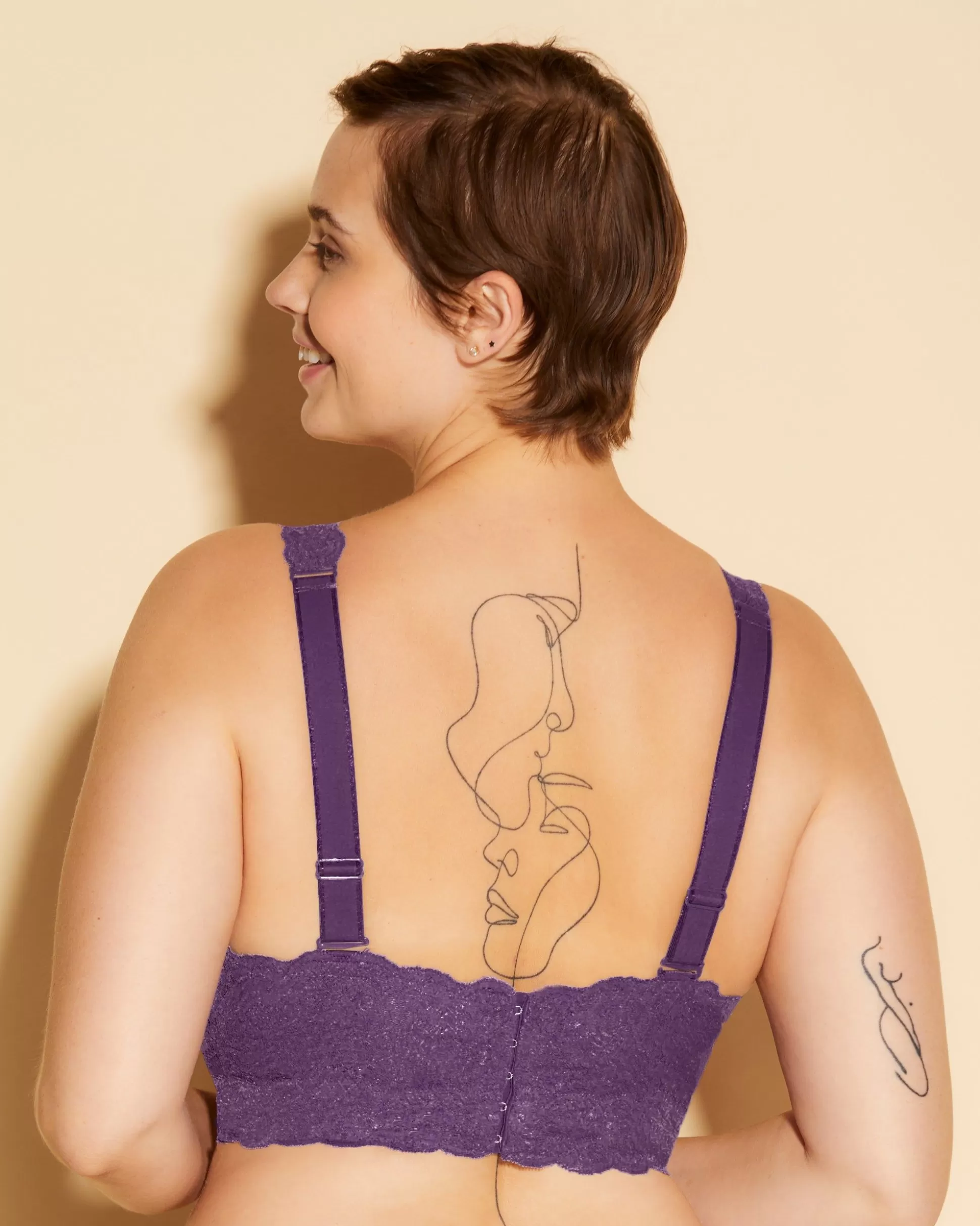 Women Cosabella Bralettes | Super Curvy Plungie Longline Bralette
